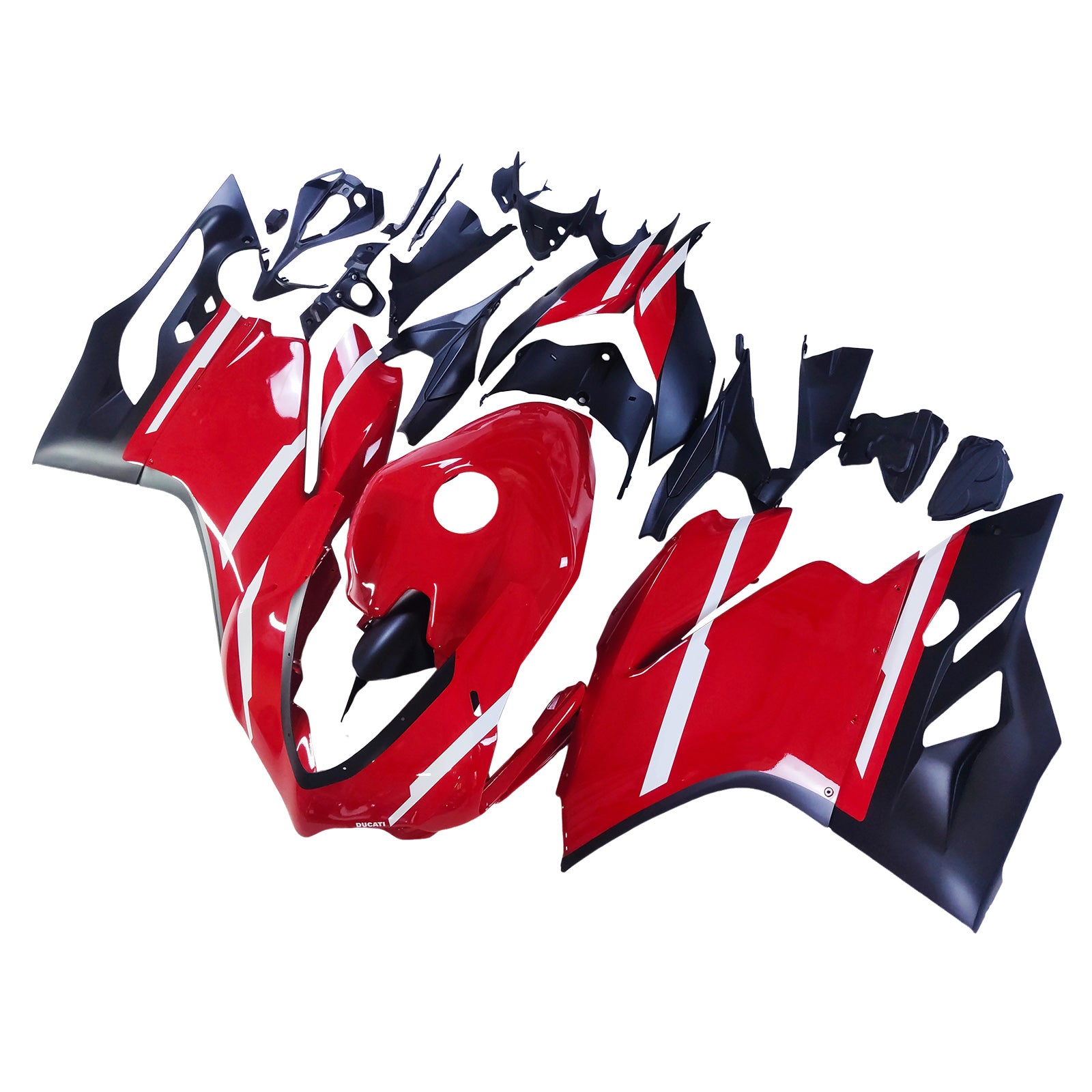 Amotopart 2015-2020 Ducati 1299/959 Red Black Fairing Kit
