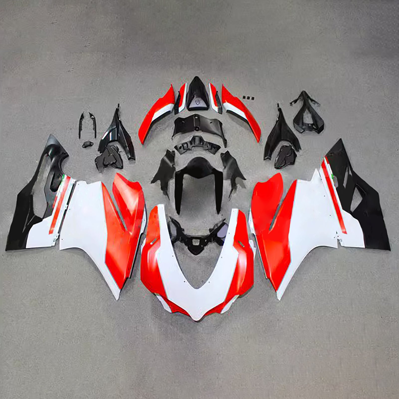 Amotopart 2015-2020 Ducati 1299/959 White Black Red Fairing Kit