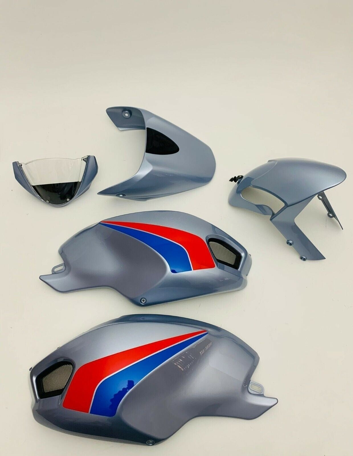 Amotopart Ducati All Years Monster 696/796/1100 S EVO Gray Fairing Kit