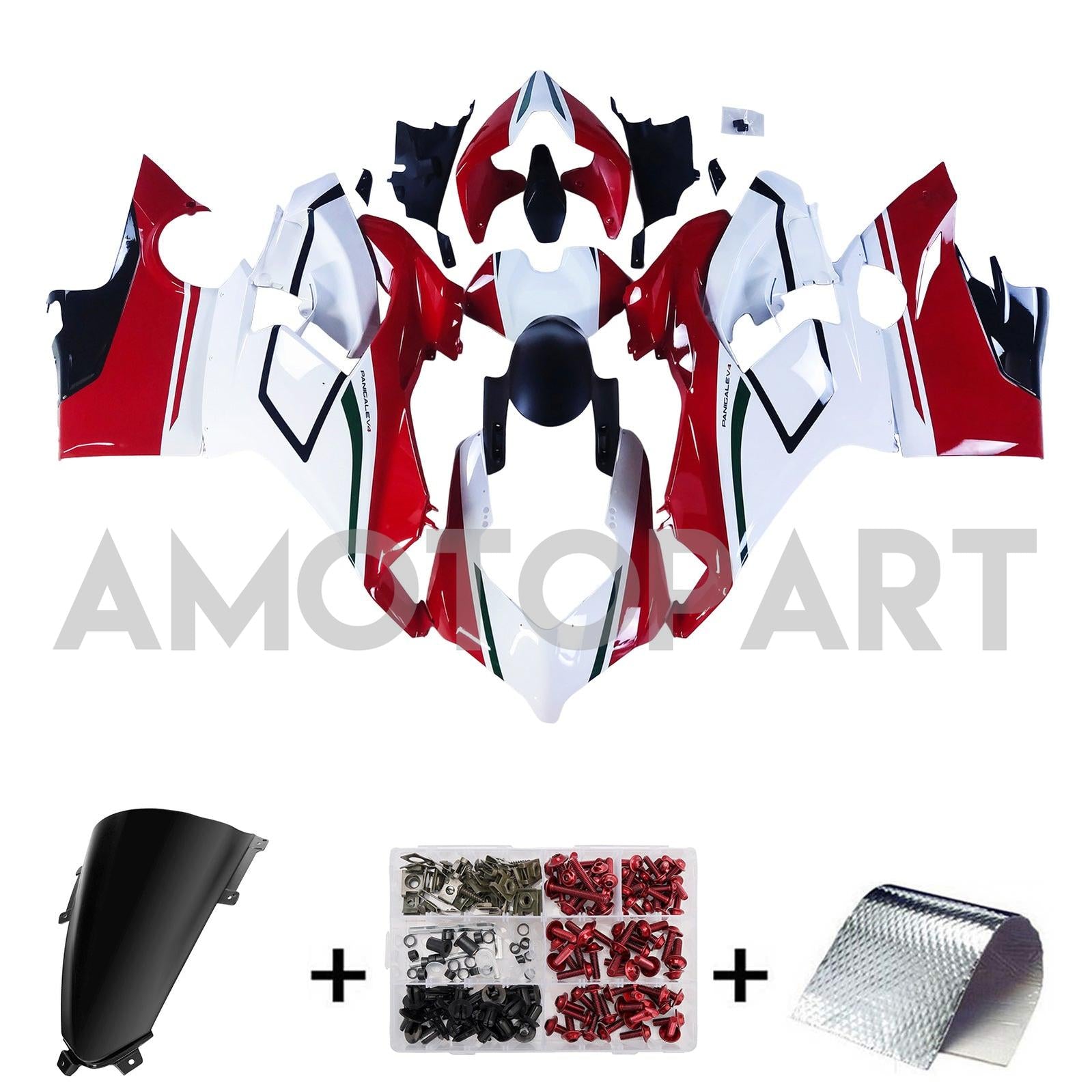 Amotopart Ducati 2018-2019 Panigale V4/V4S Style 10 Abzugskit