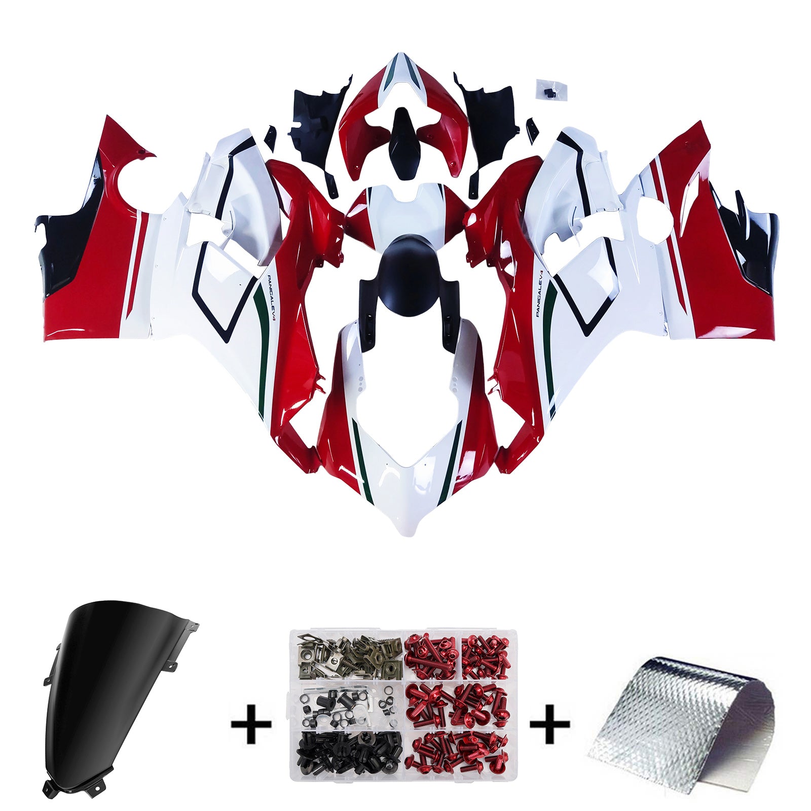 Amotopart Ducati 2018-2019 Panigale V4/V4S Style 10 Fairing Kit