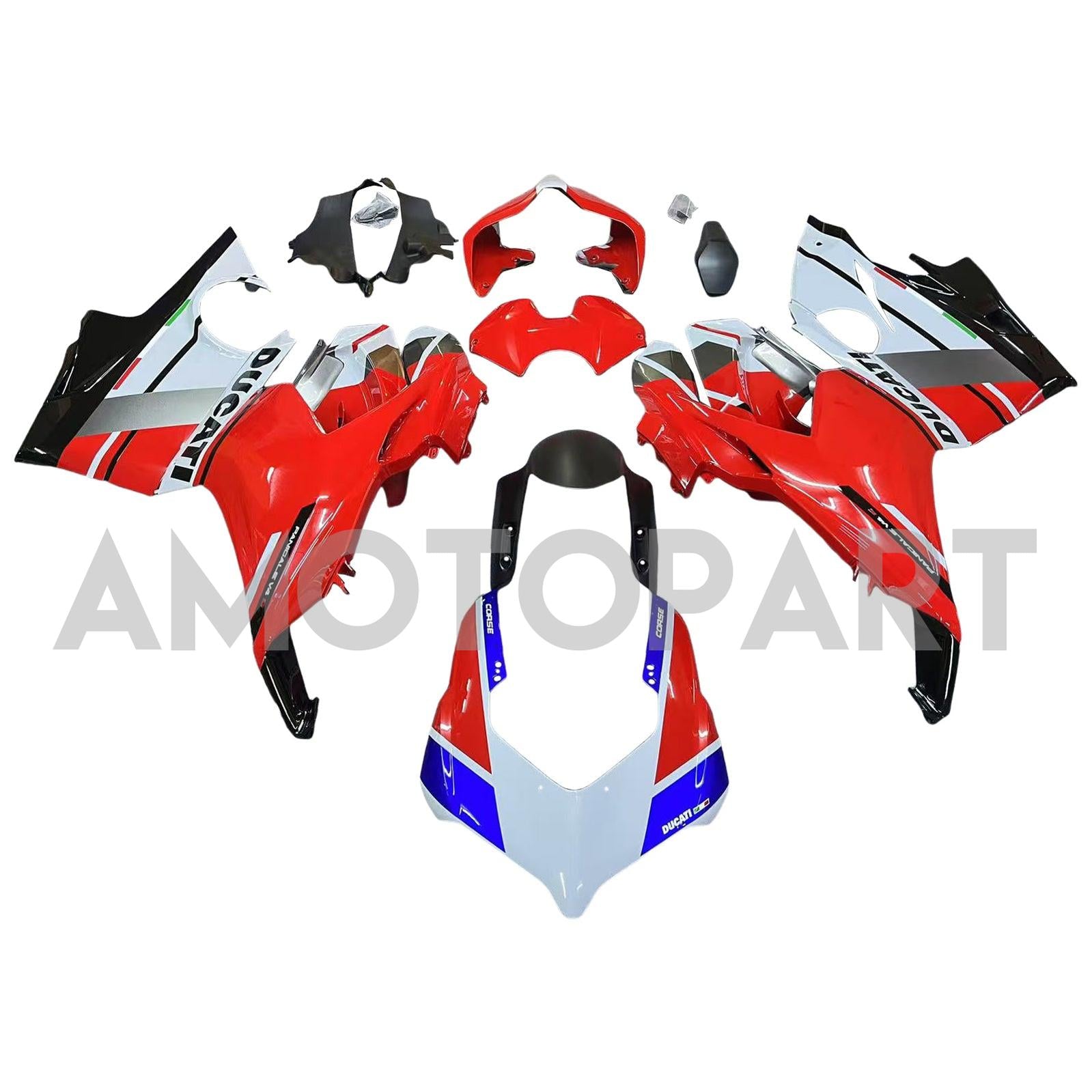Amotopart Ducati 2018-2019 Panigale V4/V4S Style 11 Fairing Kit