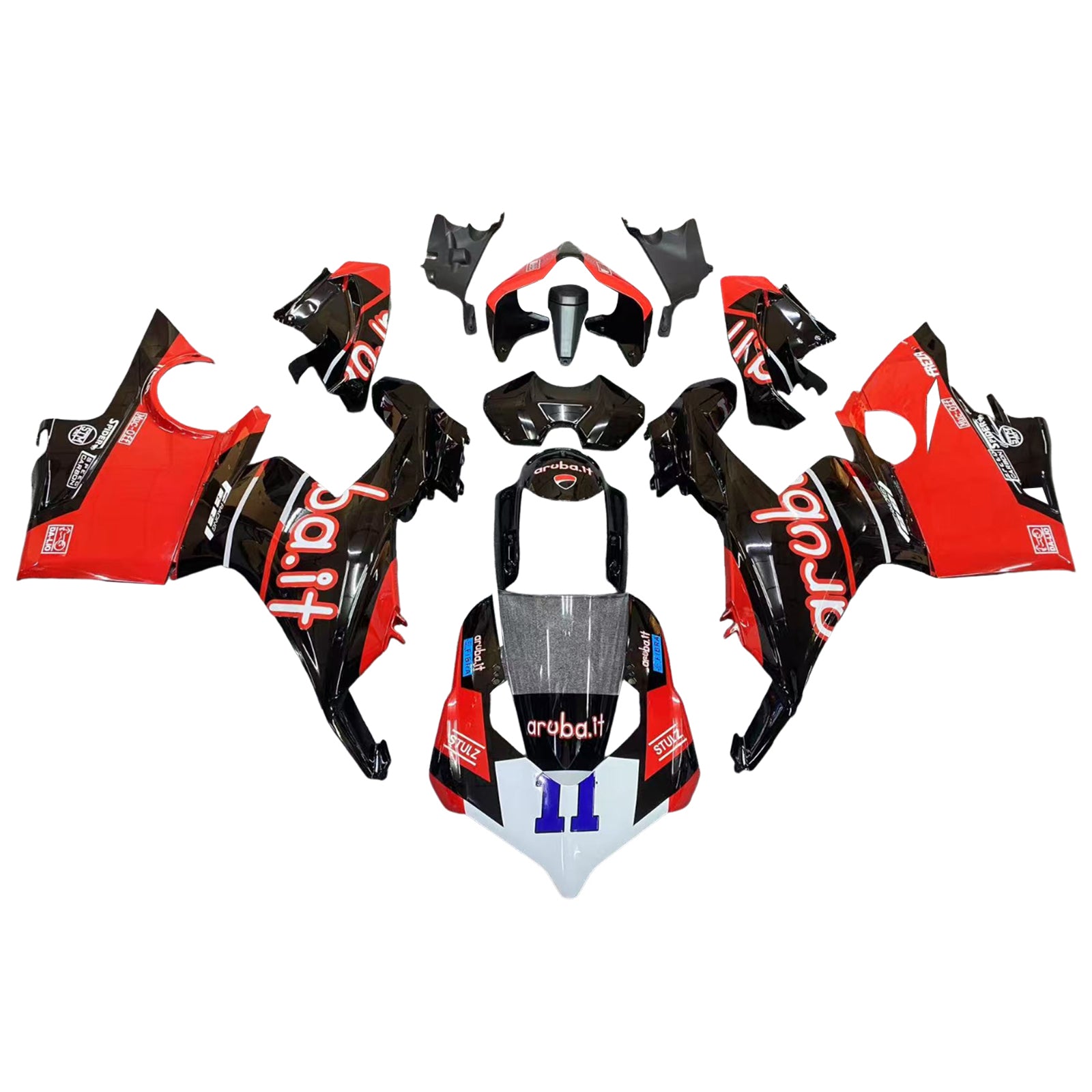 Amotopart Ducati 2018-2019 Panigale V4/V4S Style 2 Fairing Kit