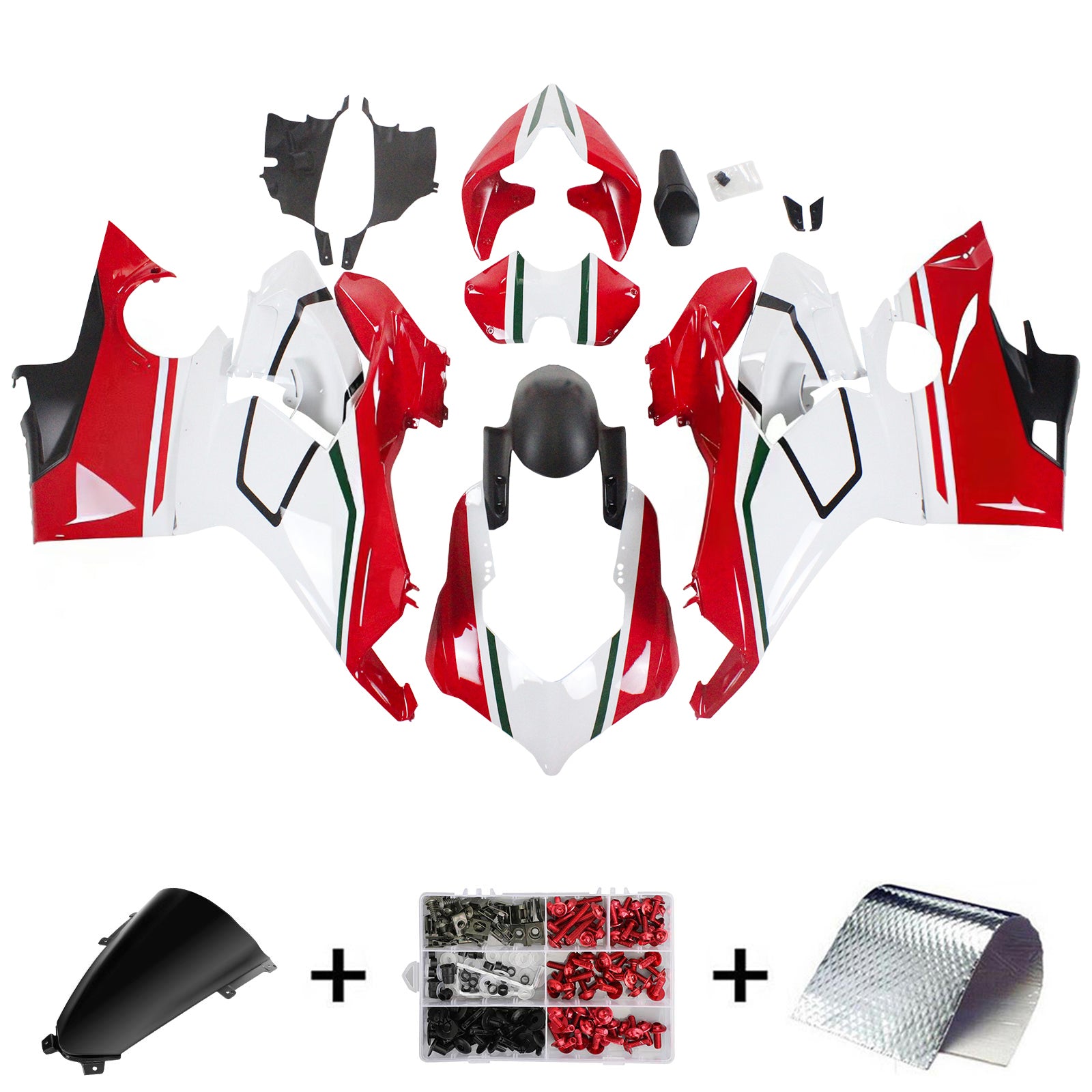 Amotopart Ducati 2018-2019 Panigale V4/V4S Style Fairing Kit