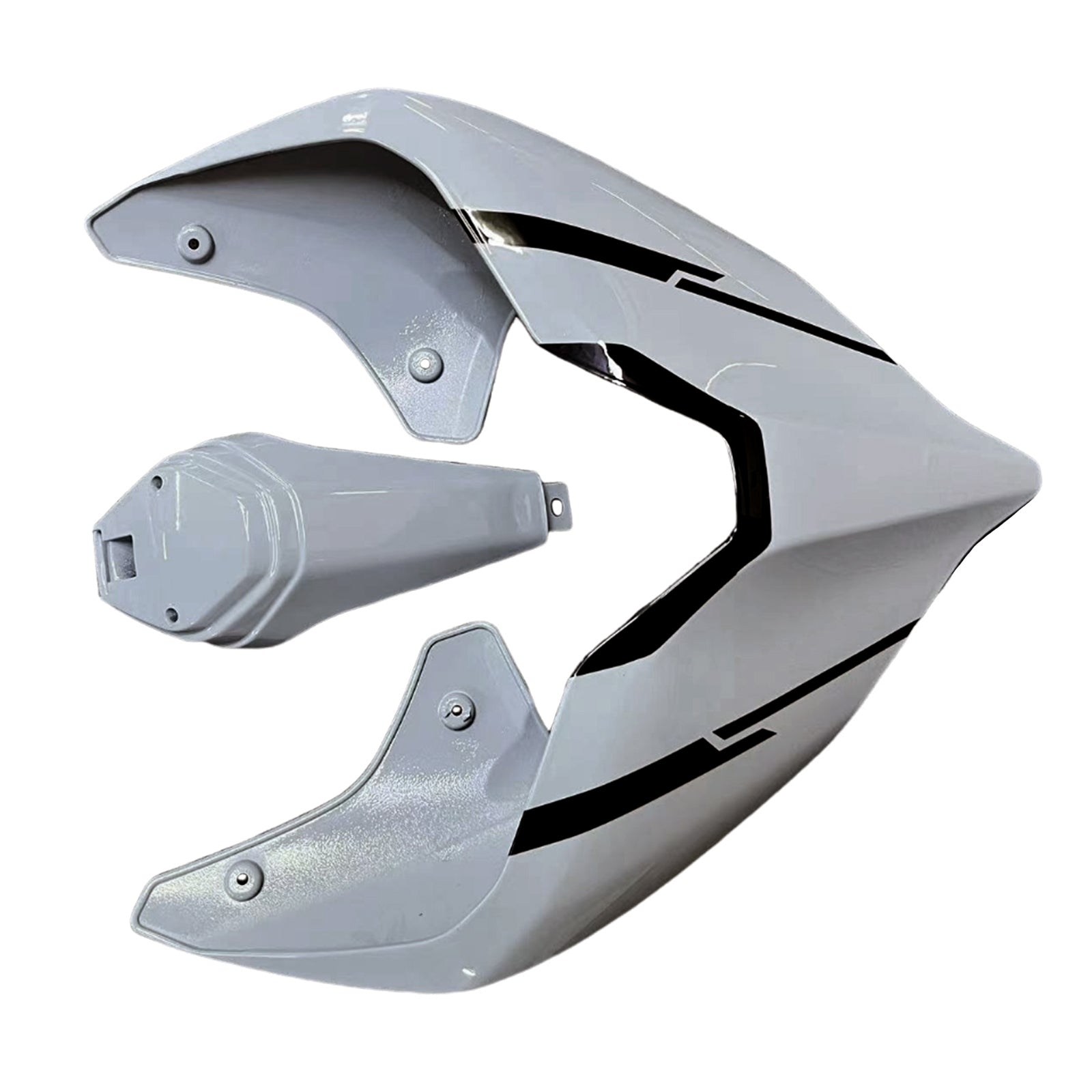 Amotopart Ducati 2018-2019 Kit di carenatura bianca Panigale V4 V4