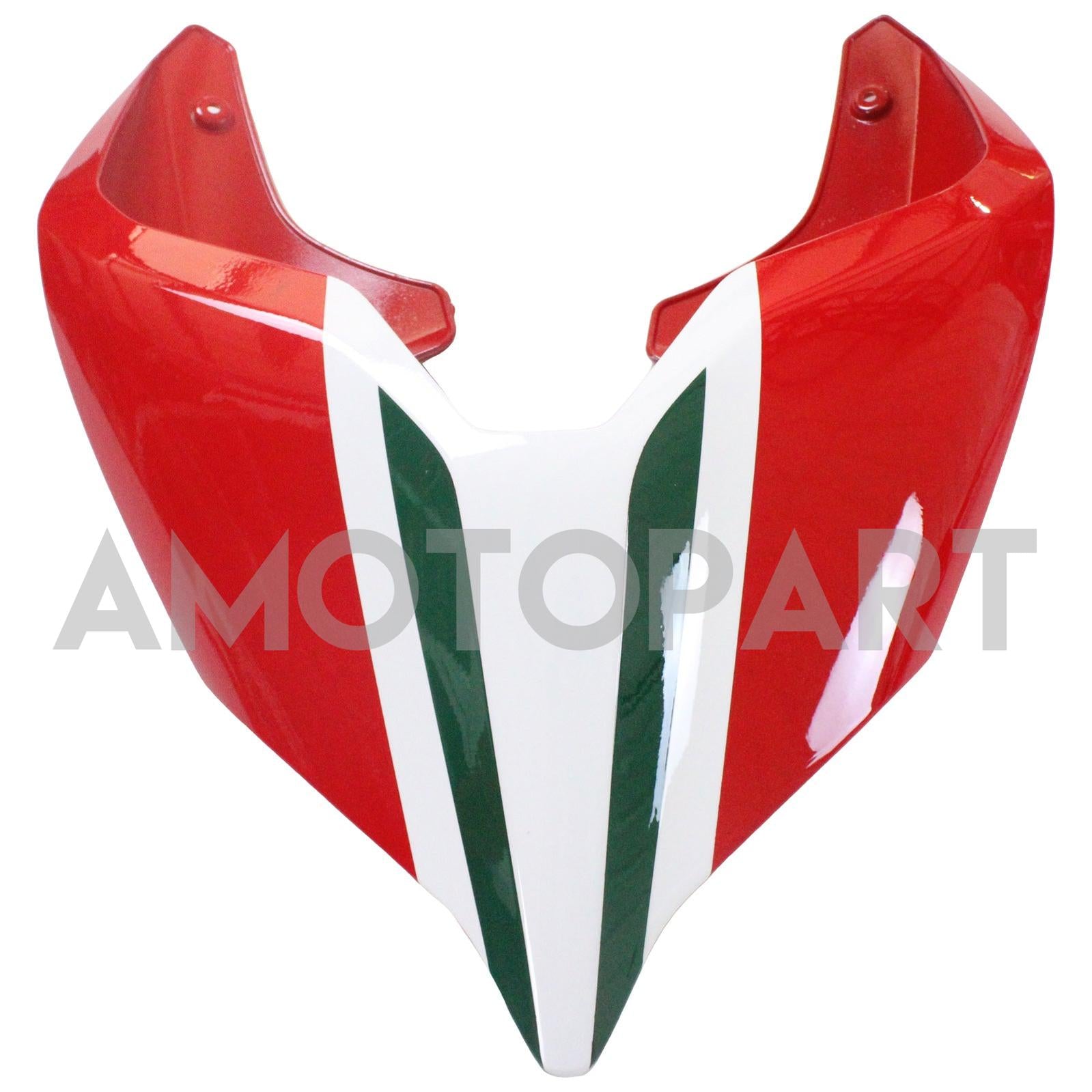 Amotopart Ducati 20-21 Panigale V4 V4S White Red Fairing Kit