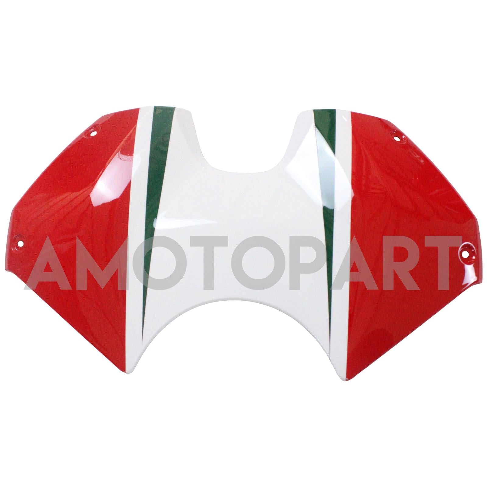 Amotopart Ducati 20-21 Panigale V4 V4S White Red Fairing Kit