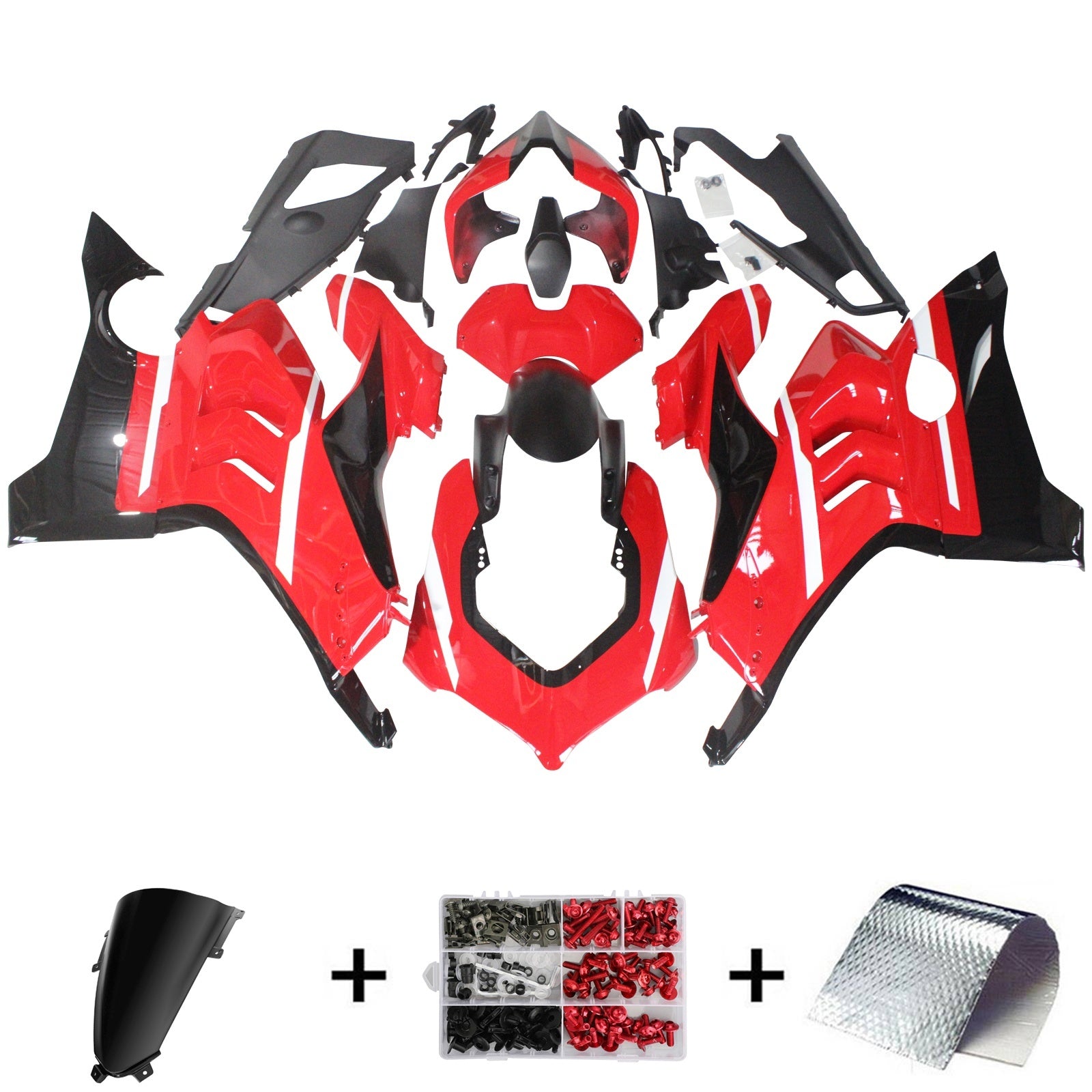 Amotopart Ducati 20-21 Panigale V4 V4S Style3 Fairing Kit