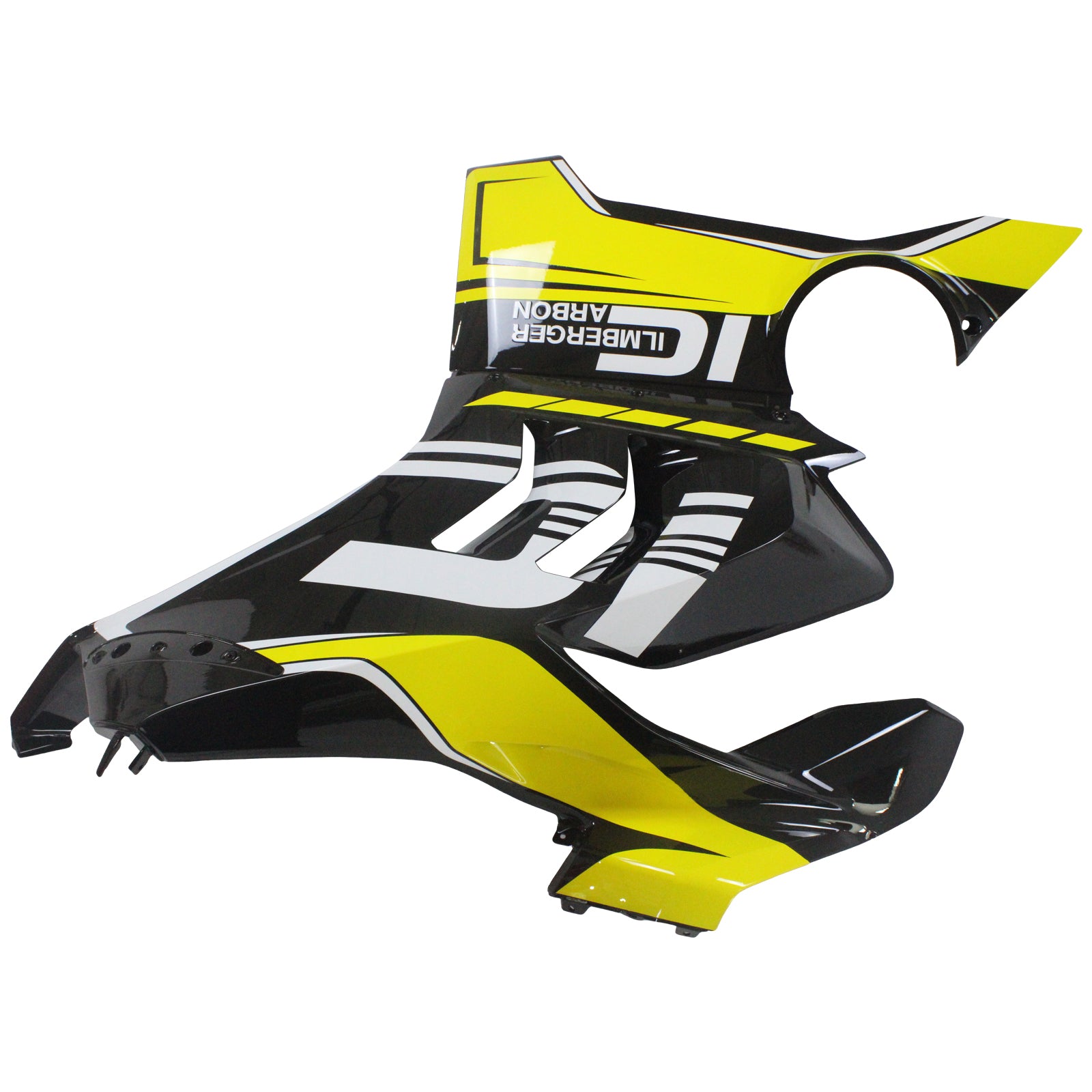 Amotopart Ducati 20-21 Panigale V4 V4S Black&Yellow Fairing Kit