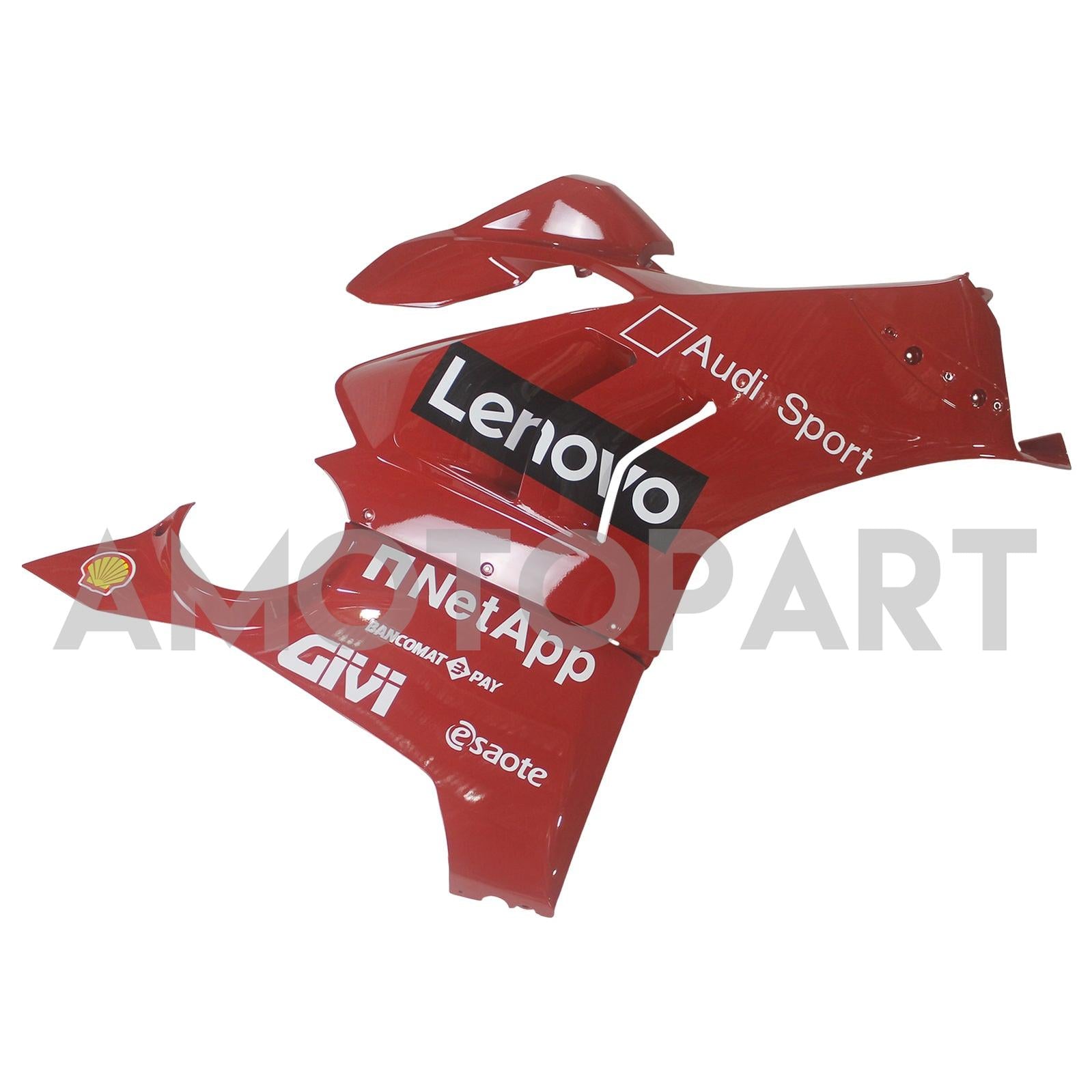 Amotopart Ducati 20-21 Panigale V4 V4S Red Style2 Fairing Kit