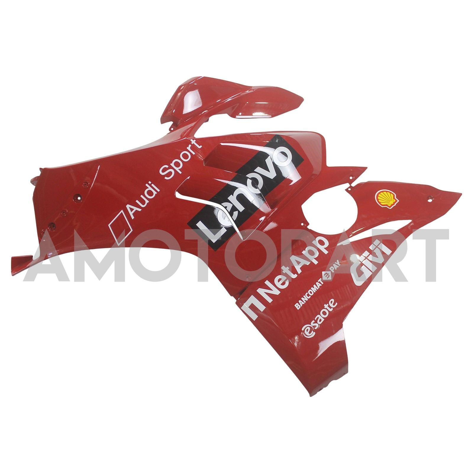 Amotopart Ducati 20-21 Panigale V4 V4S Red Style2 Fairing Kit