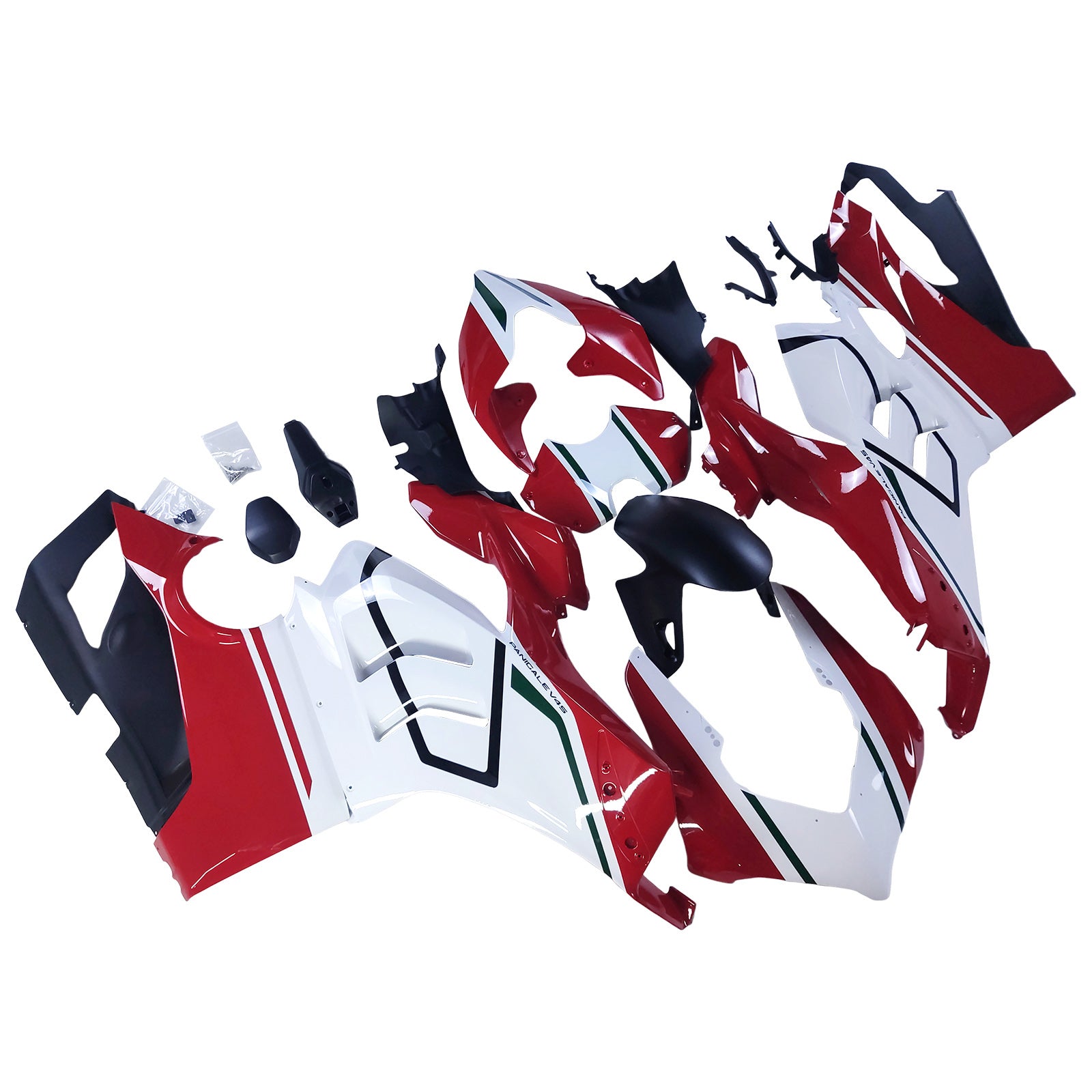 Amotopart Ducati 20-21 Panigale V4 V4S Red Style4 Fairing Kit