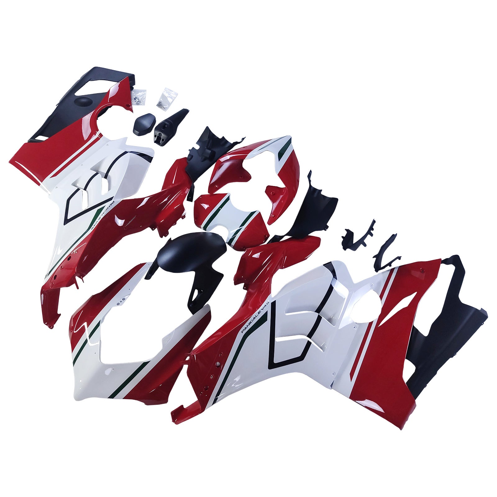 Amotopart Ducati 20-21 Panigale V4 V4S Red Style4 Fairing Kit