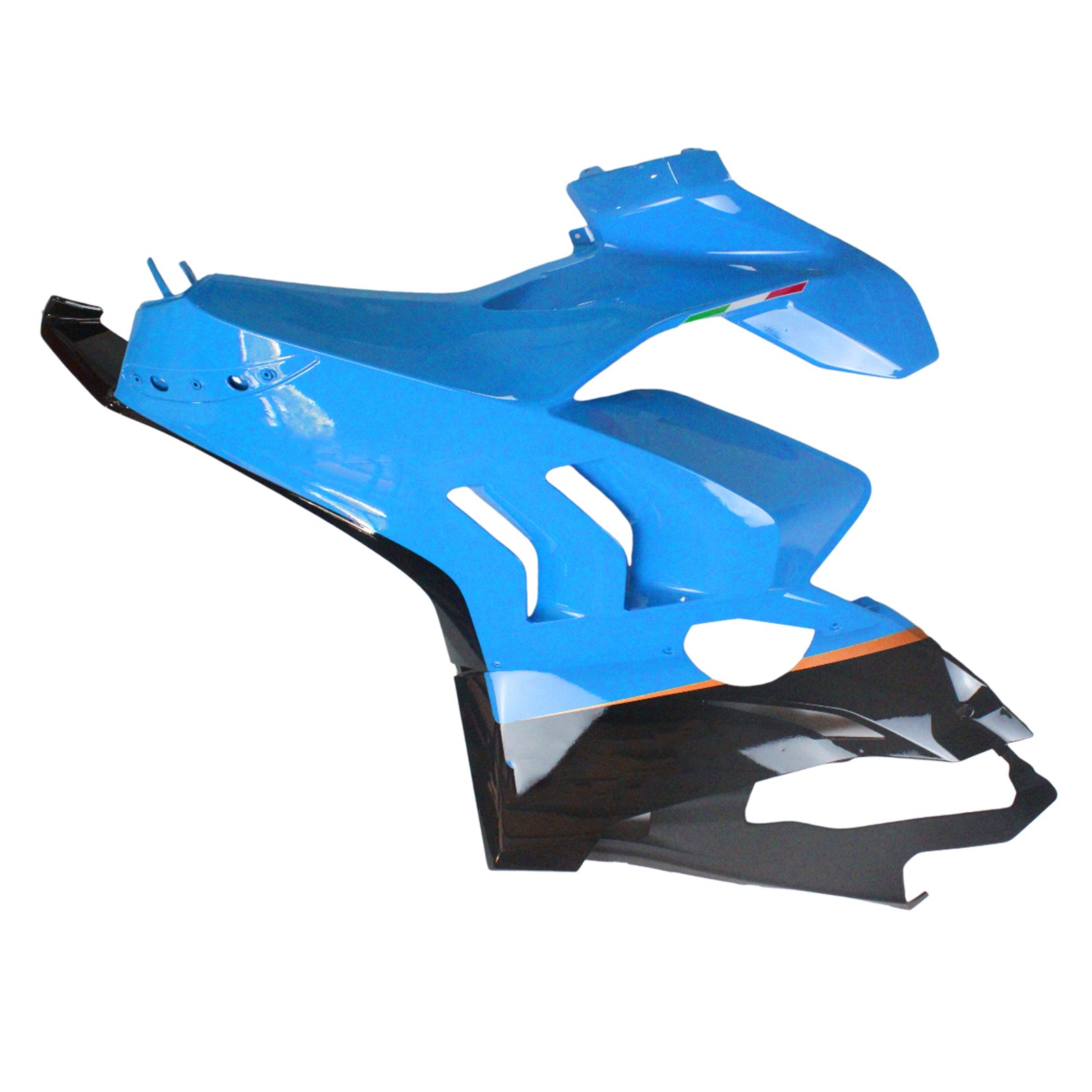 Amotopart Ducati 20-21 Panigale V4 V4S Blue&Orange Fairing Kit