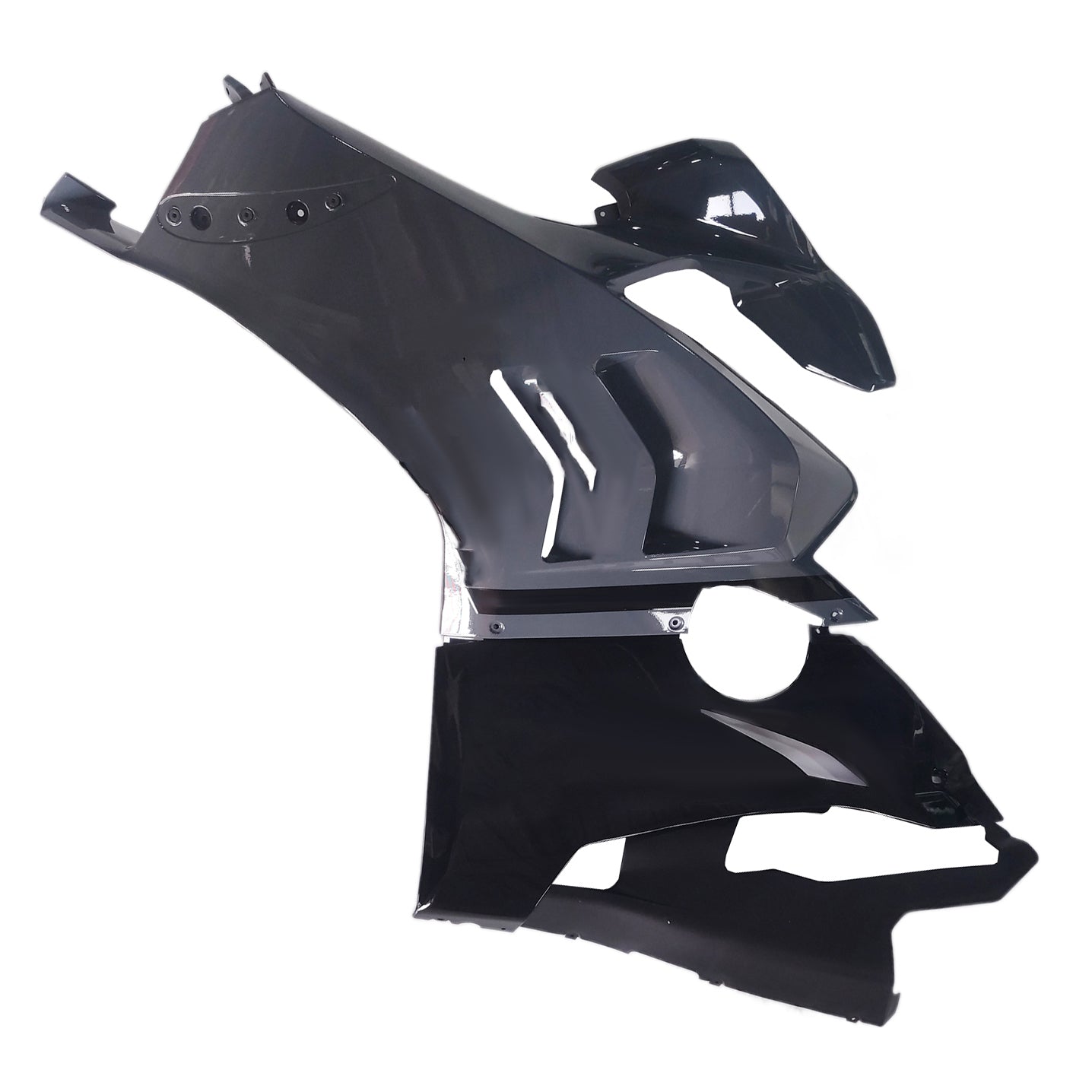 Amotopart Ducati 20-21 Panigale V4 V4S Black Grey Fairing Kit