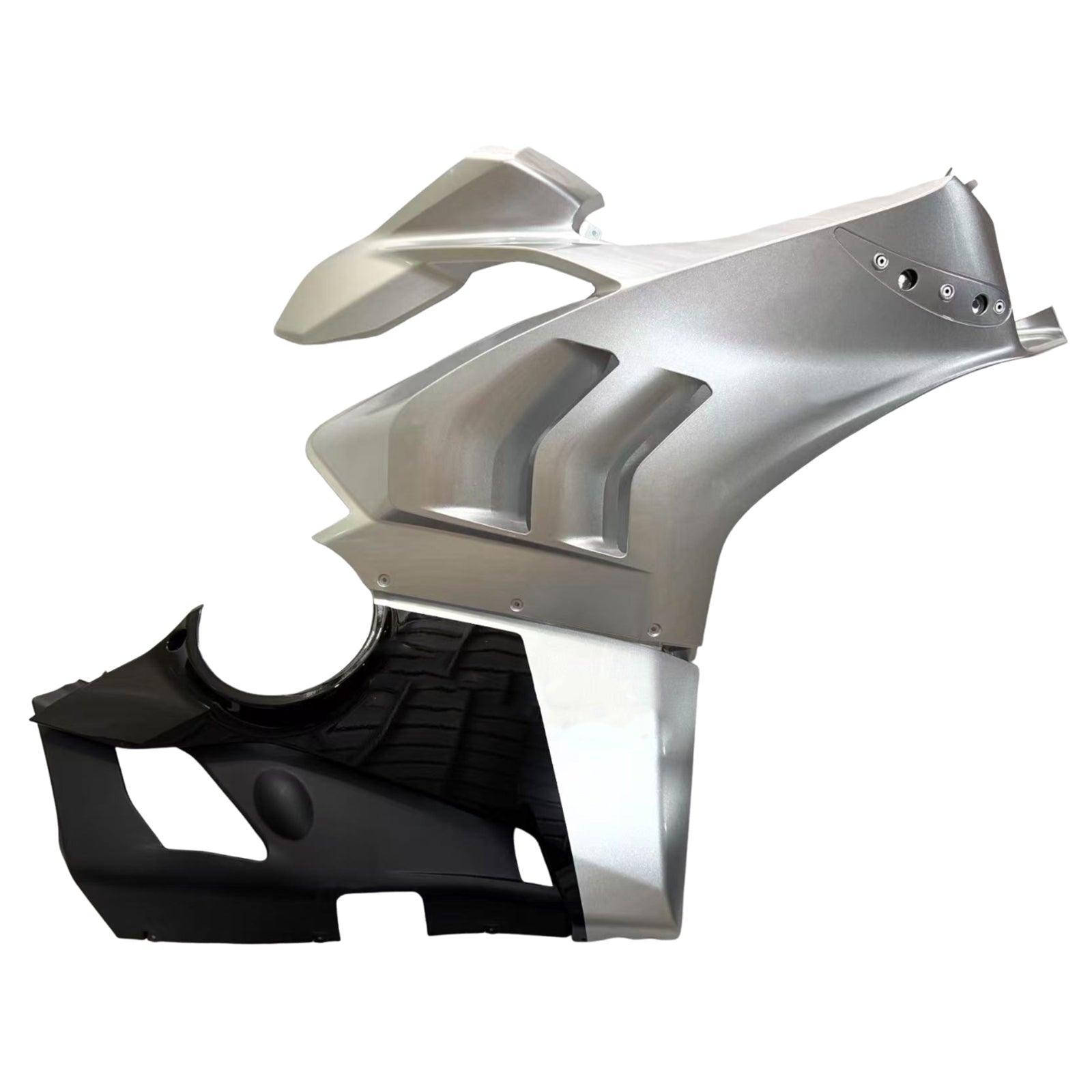 Amotopart Ducati 20-21 Panigale V4 V4S Silver White Fairing Kit