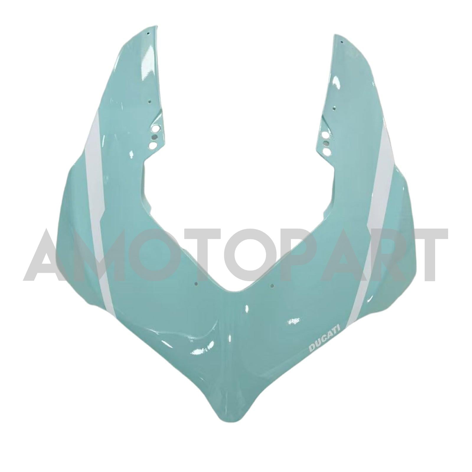 Amotopart Ducati 20-21 Panigale V4 V4S Black Blue Fairing Kit