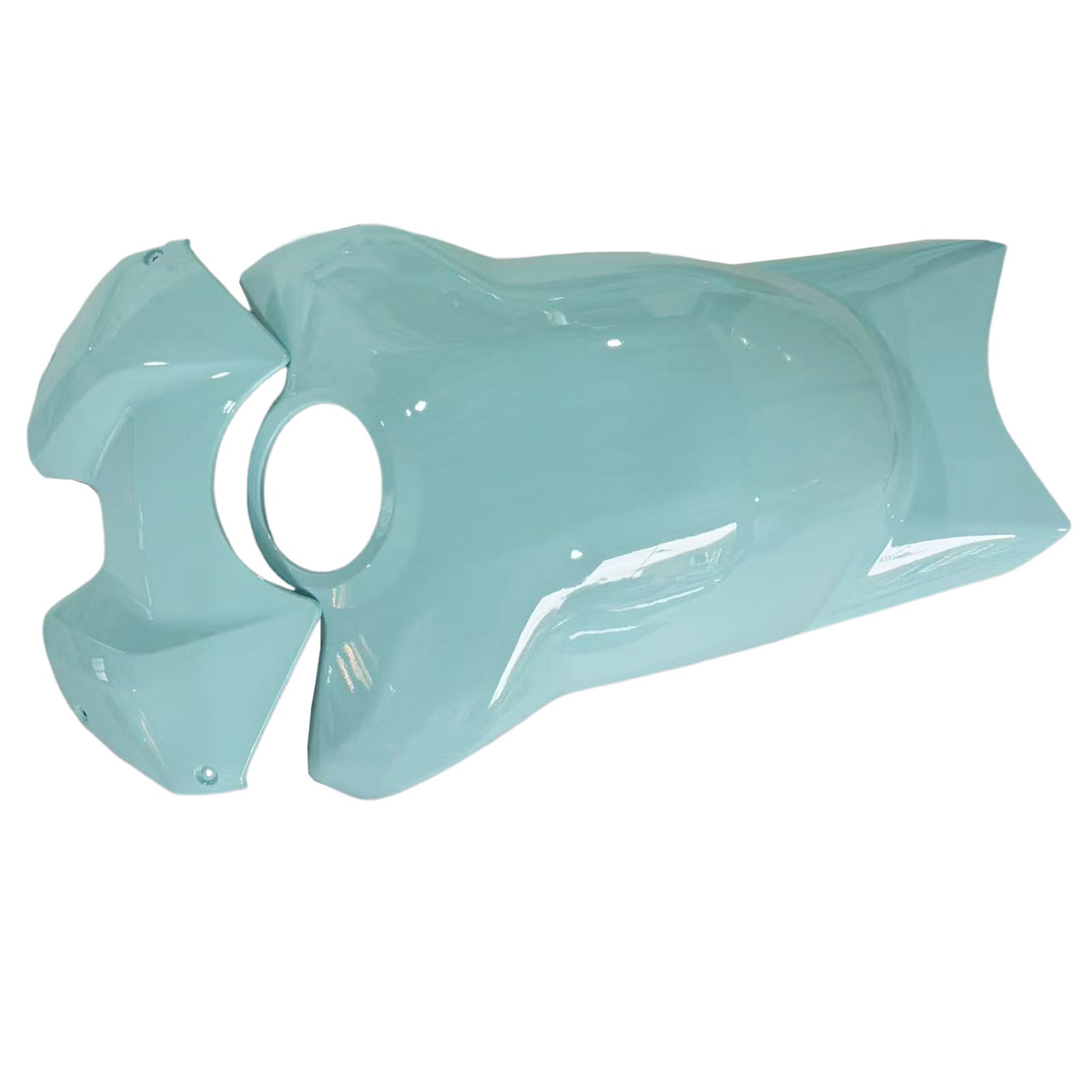 Amotopart Ducati 20-21 Panigale V4 V4S Black Light Blue Fairring Kit