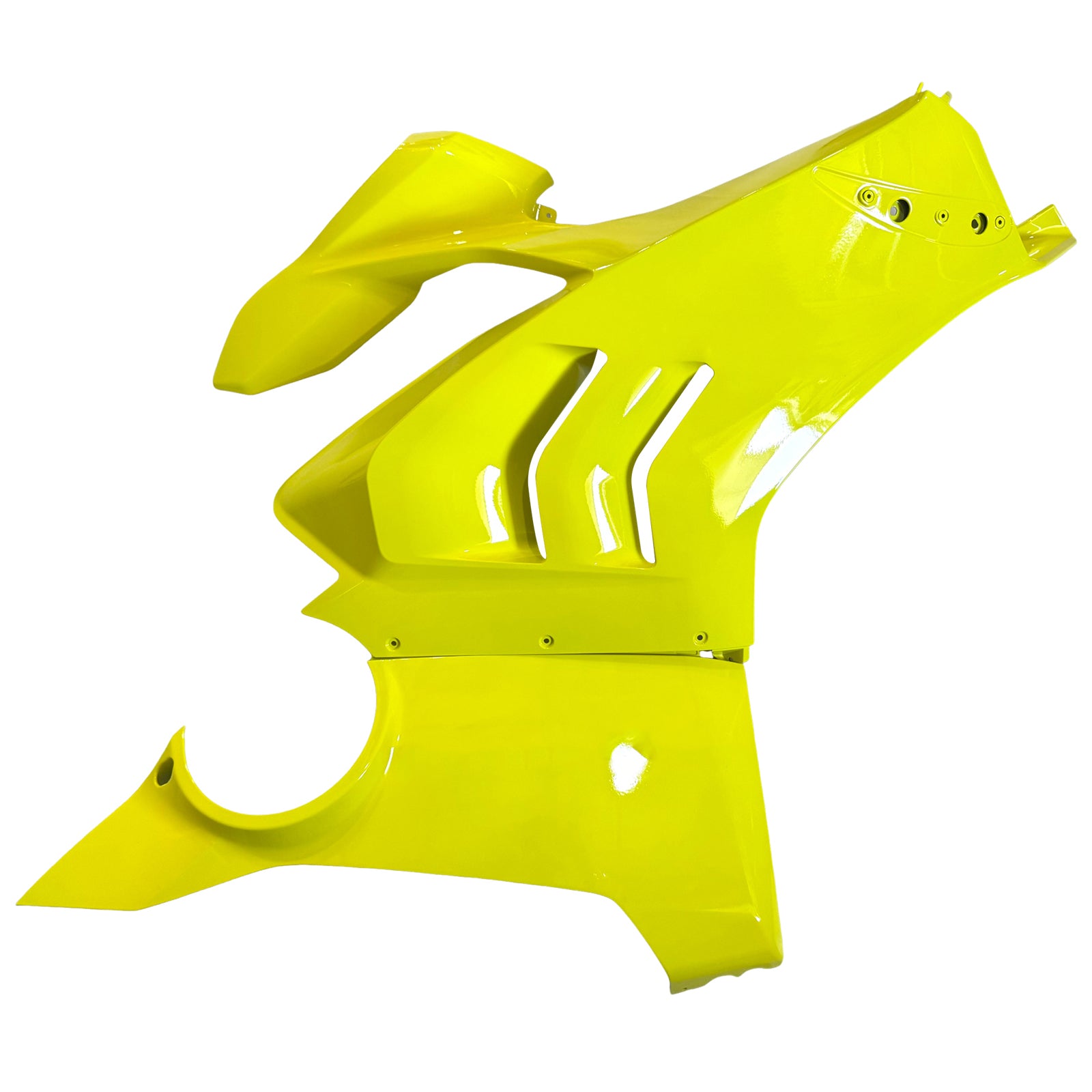Amotopart Ducati Panigale 20-21 V4 V4S Black Light Yellow Fairing Kit