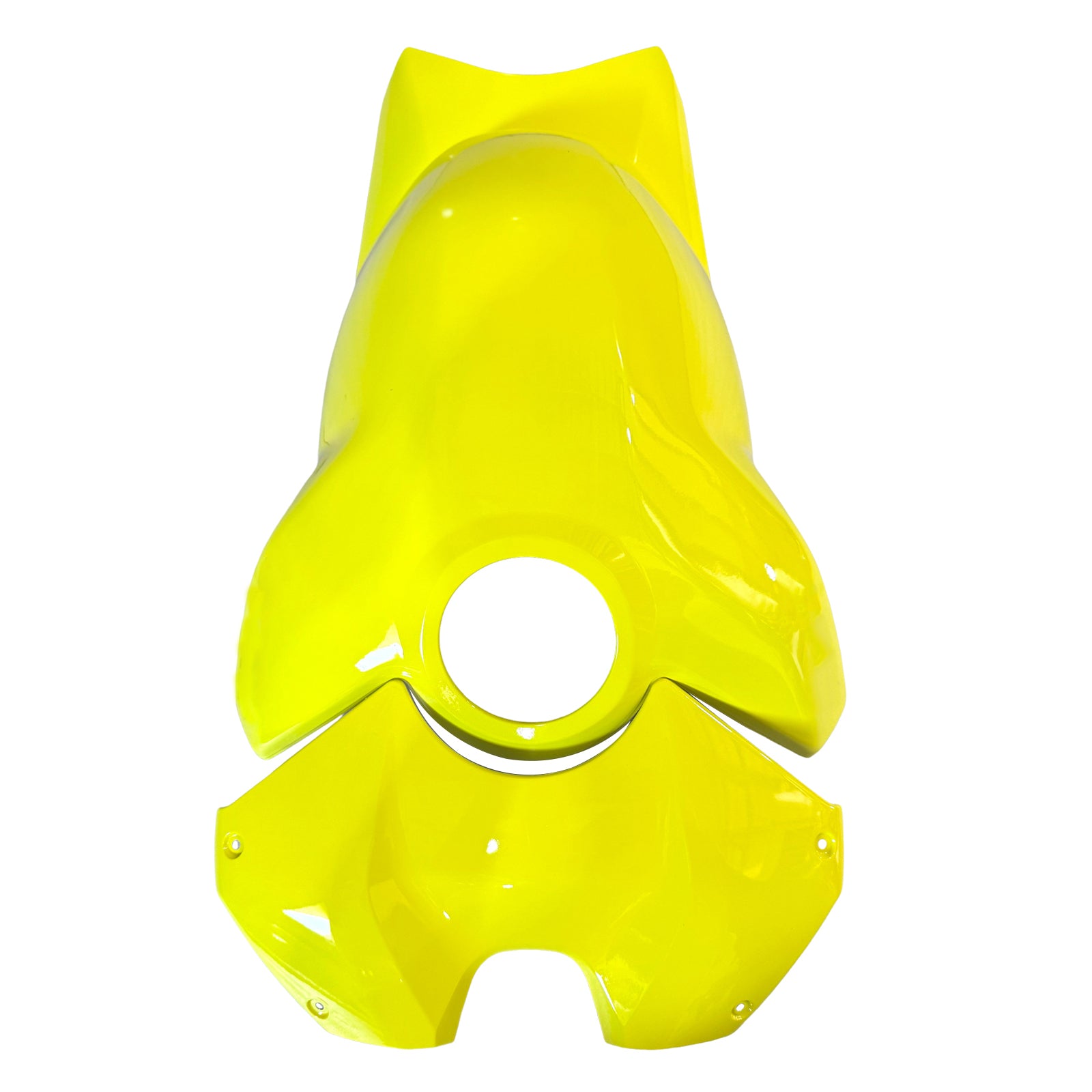 Amotopart Ducati Panigale 20-21 V4 V4S Black Light Yellow Fairing Kit