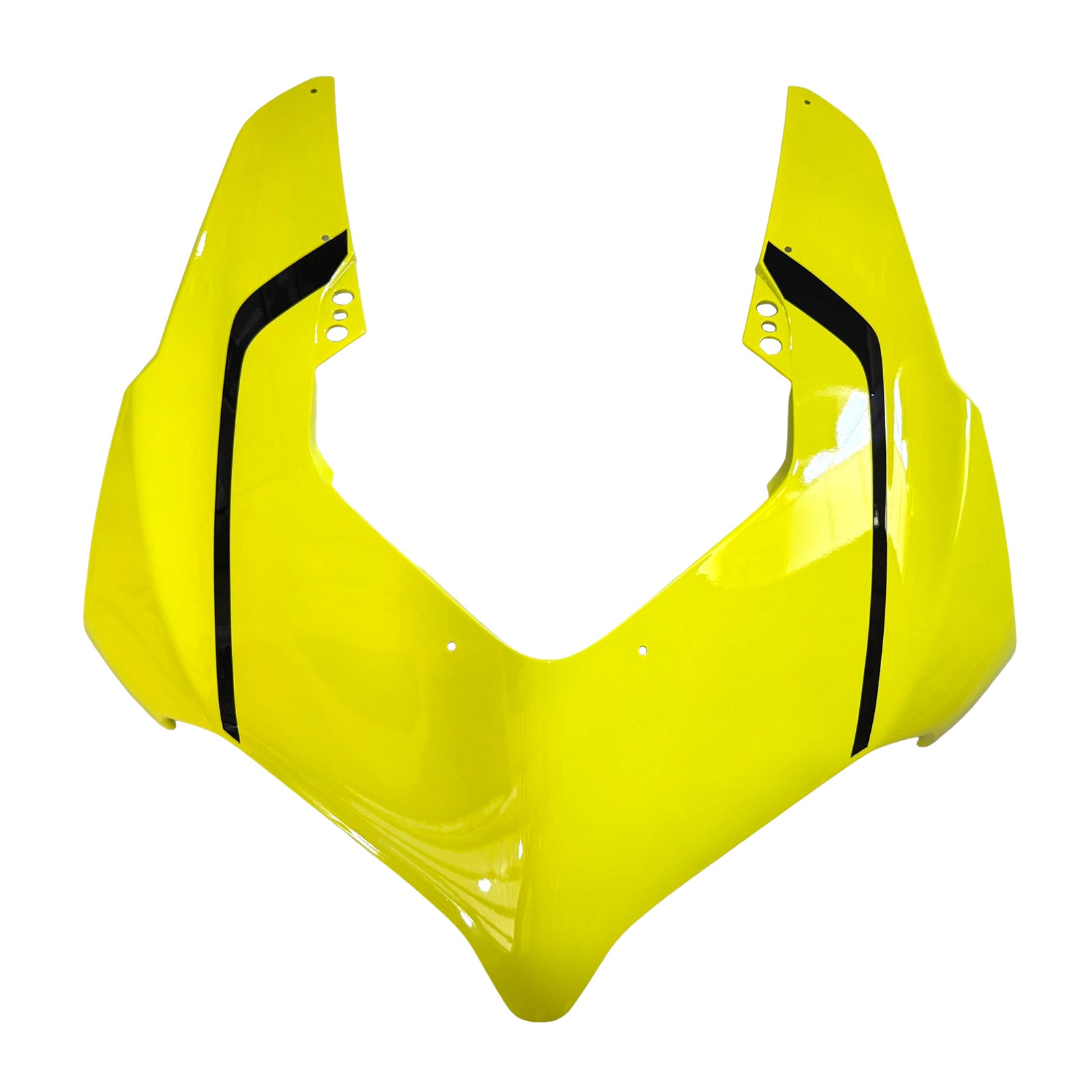 Amotopart Ducati Panigale 20-21 V4 V4S Black Light Yellow Fairing Kit
