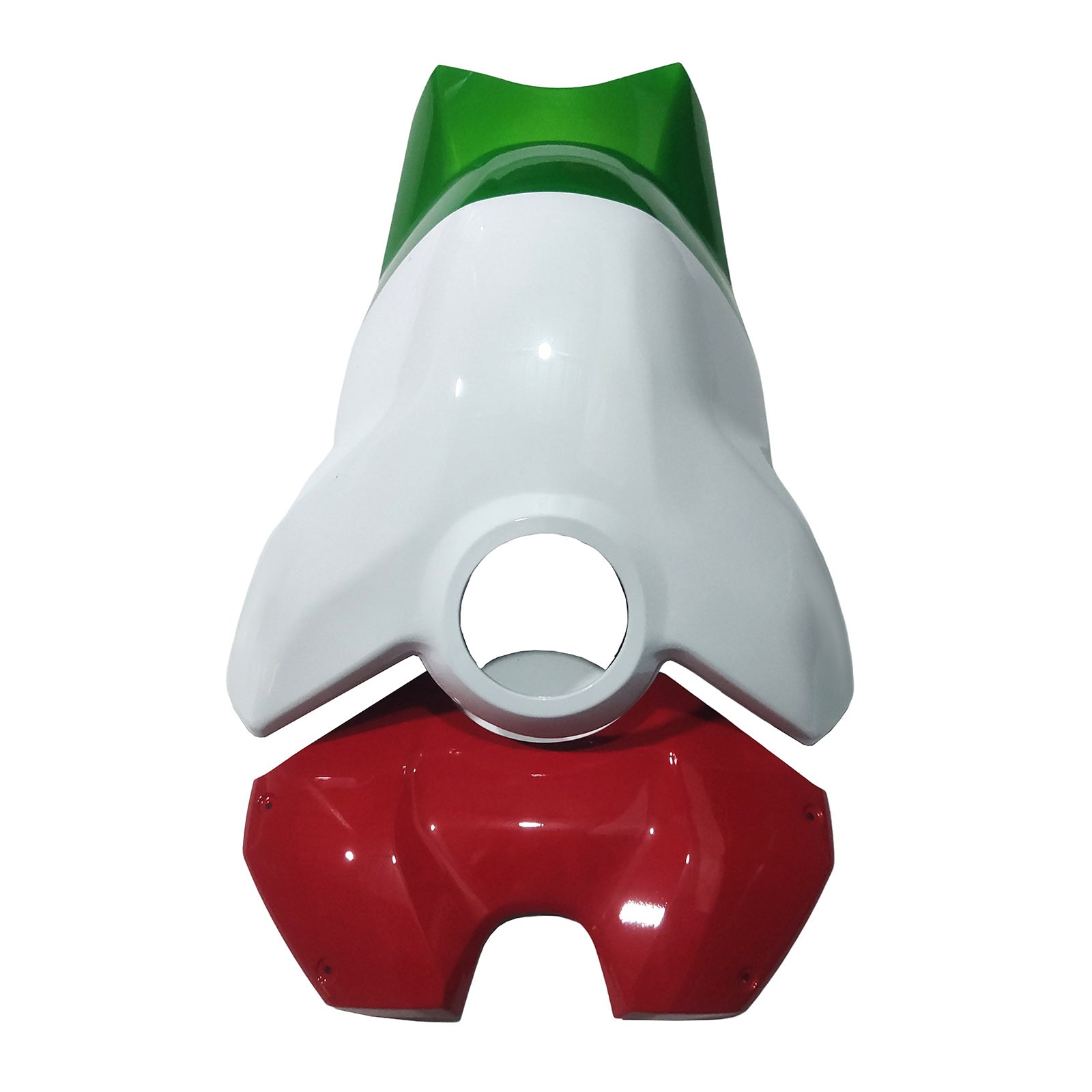 Amotopart Ducati 20-21 Panigale V4 V4S White Red & Green Fairing Kit