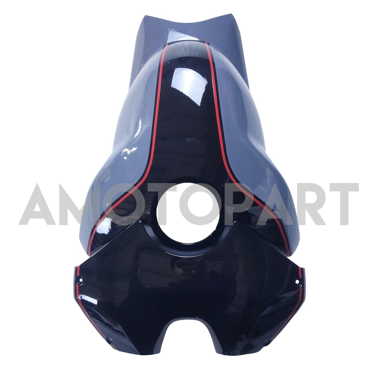 Amotopart Ducati 20-21 V4 V4 Kit de carenado negro brillante