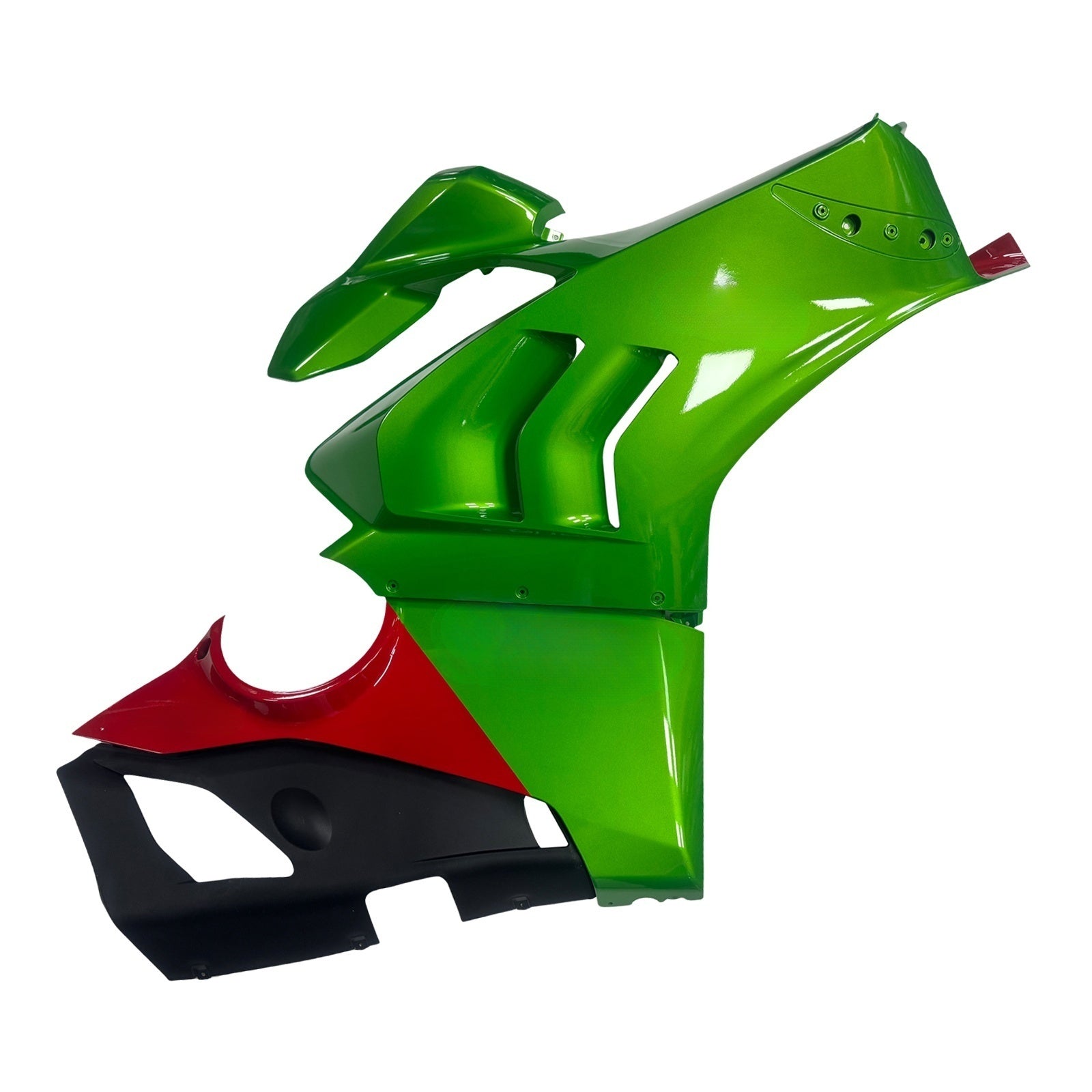 Amotopart Ducati 20-21 Panigale V4 V4S Kit de carenado blanco y rojo y verde