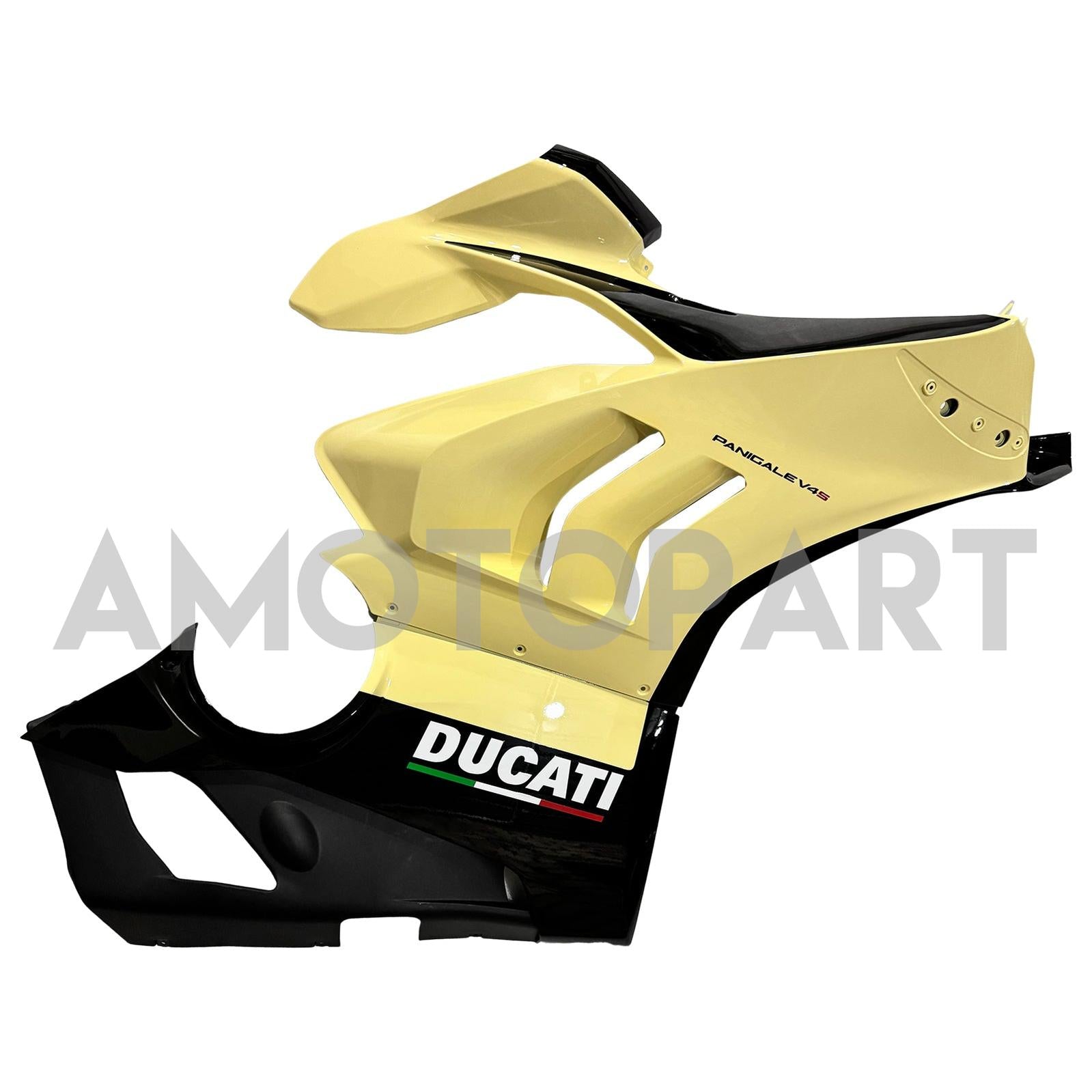 Amotopart Ducati 20-21 Panigale V4 V4S Yellow Fairing Kit
