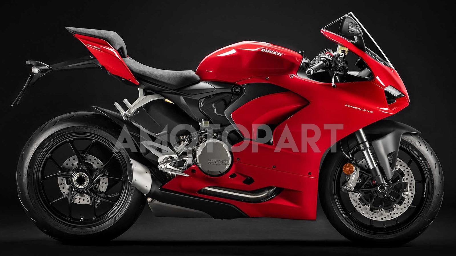 Amotopart Ducati 2020-2024 Panigale V2 Red Fairing Kit