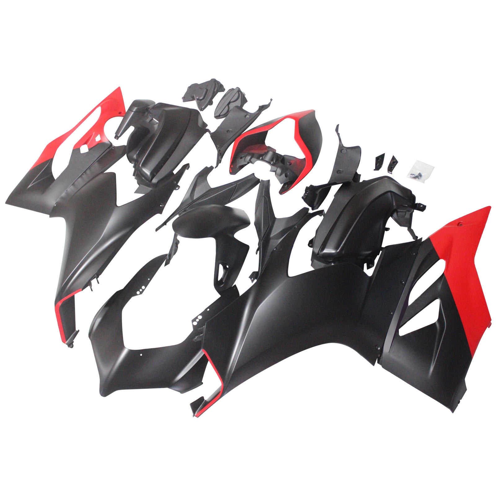 Amotopart 2020-2024 Ducati Panigale V2 Black&Red Fairing Kit