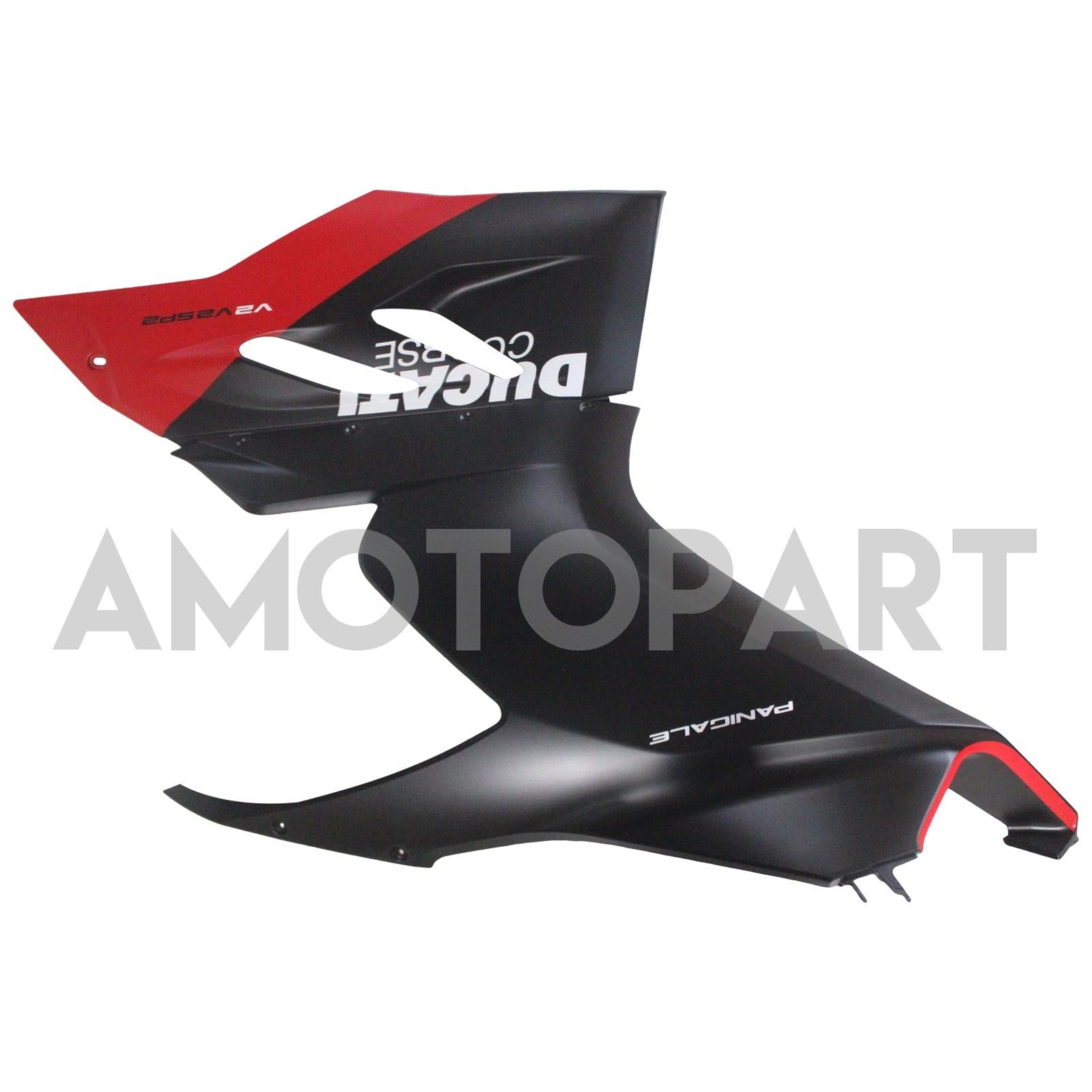 Amotopart 2020-2024 Ducati Panigale V2 Black & Red Fairing Kit