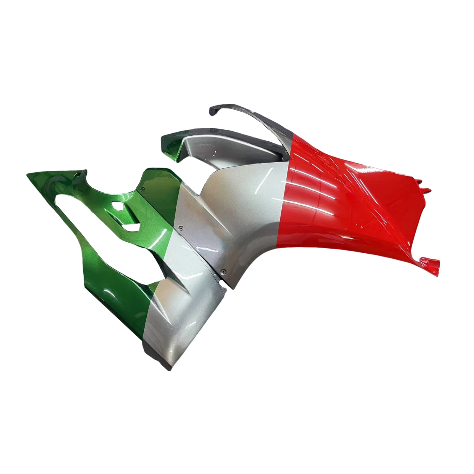 Amotopart 2020-2024 Ducati Panigale V2 Red White Green Kuip Kit