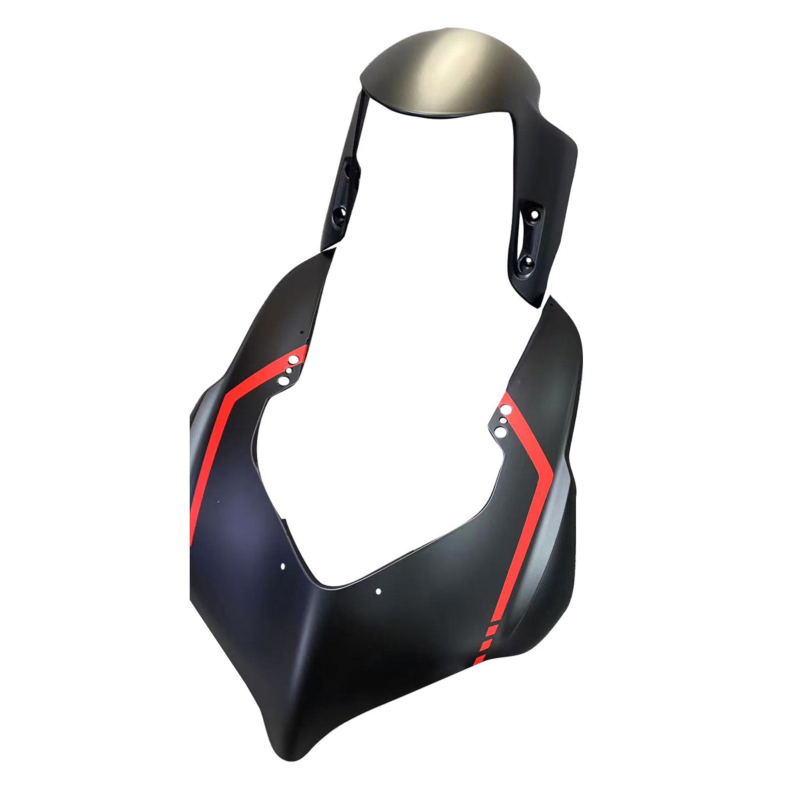 Amotopart 2020-2024 Ducati V2 Matte Black Silver Fairing Kit