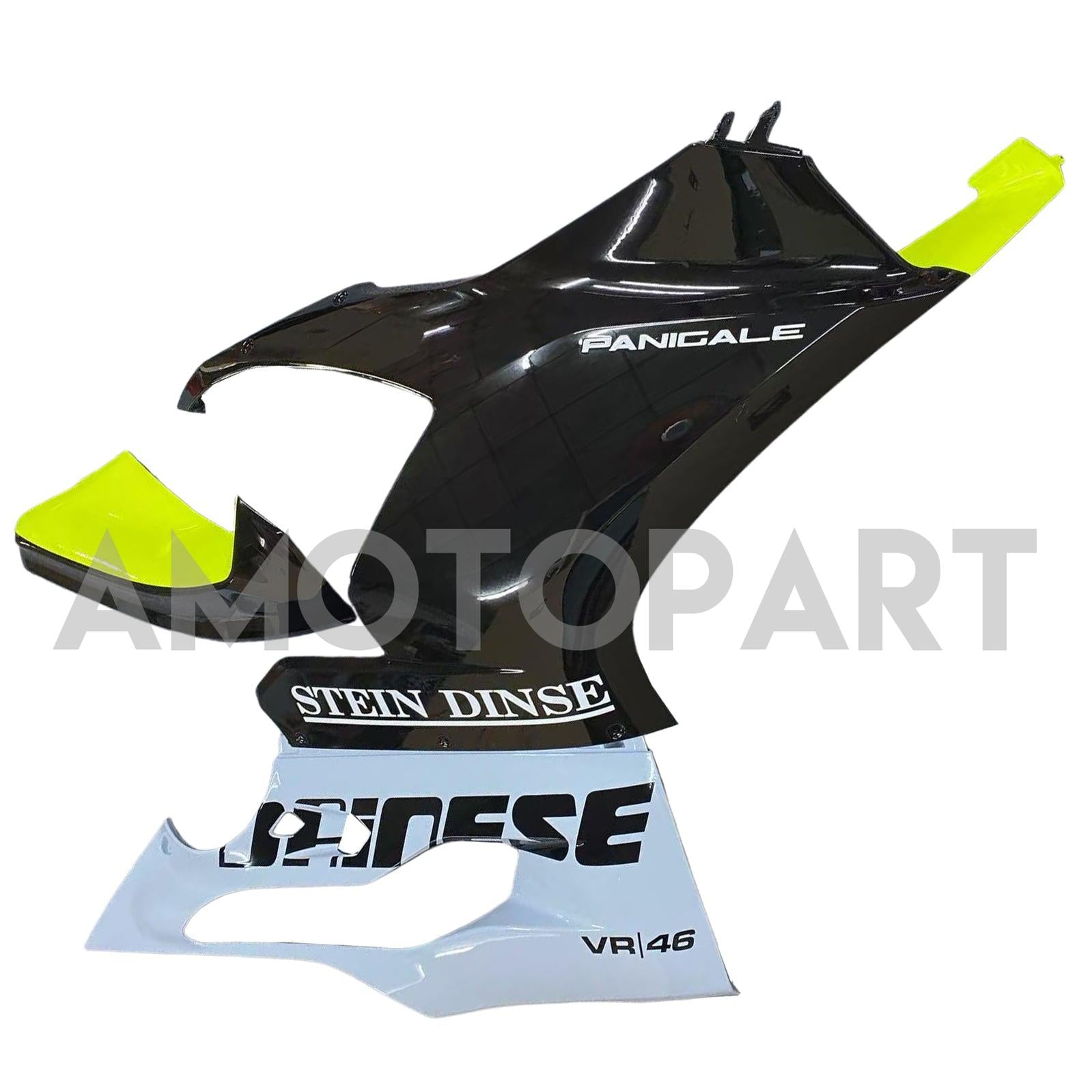 Amotopart 2020-2024 Ducati V2 Glanset Black Grey Green Fairing Kit