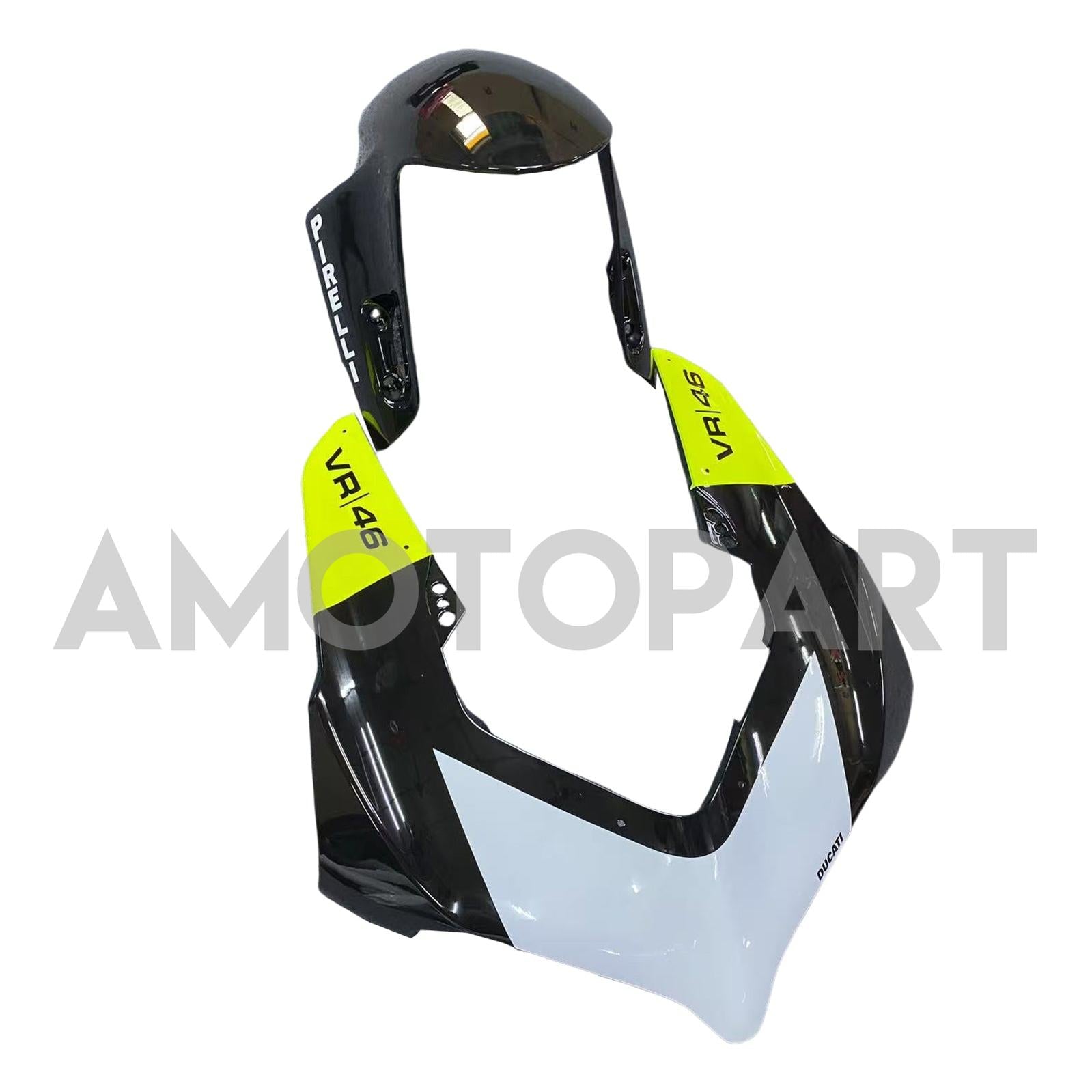 Amotopart 2020-2024 Ducati V2 Glanset Black Grey Green Fairing Kit