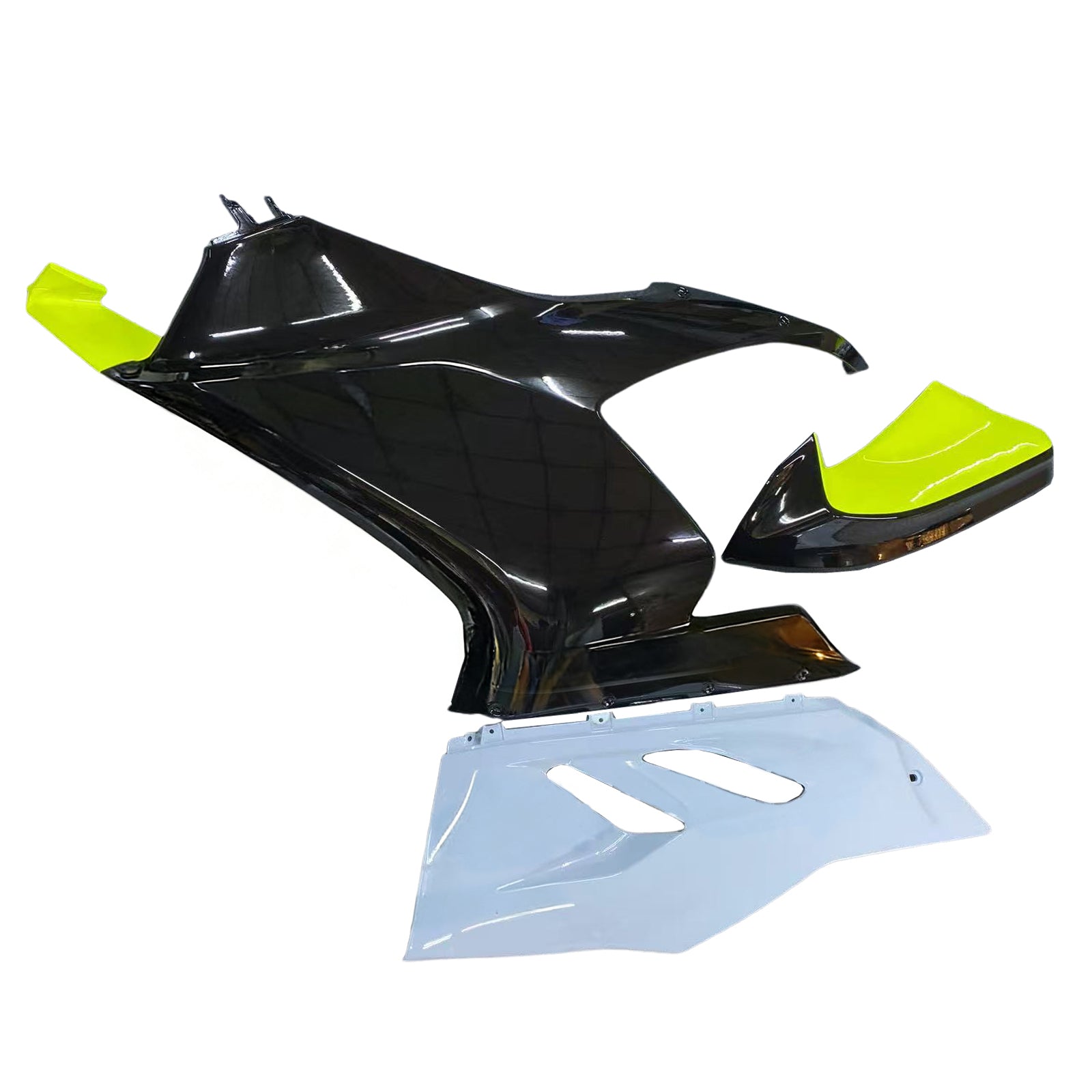 Amotopart 2020-2024 Ducati V2 Glossy Black Gray Green Fairing Kit