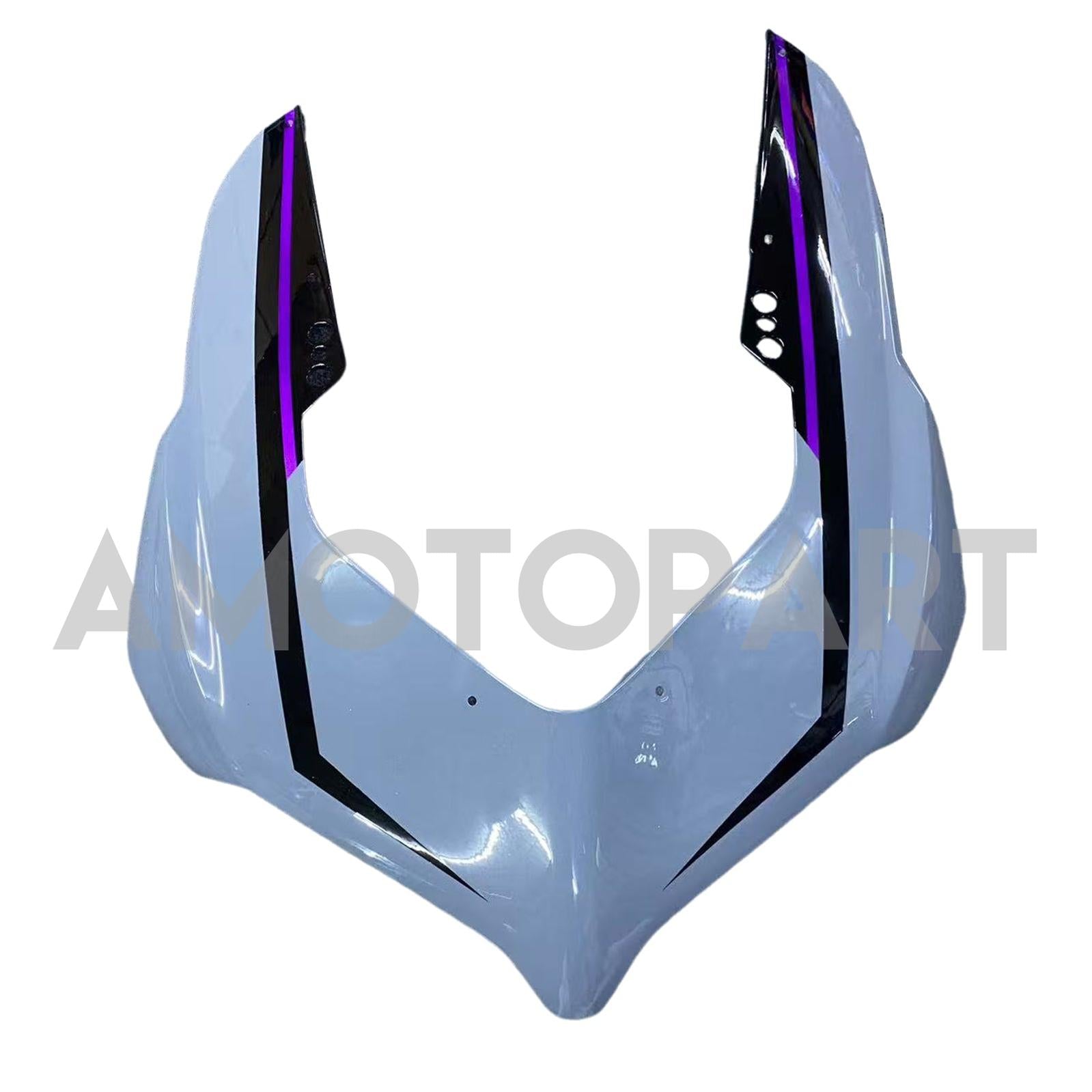 Amotopart 2020-2024 Ducati V2 Glossy Grey Black Dehnung Kit