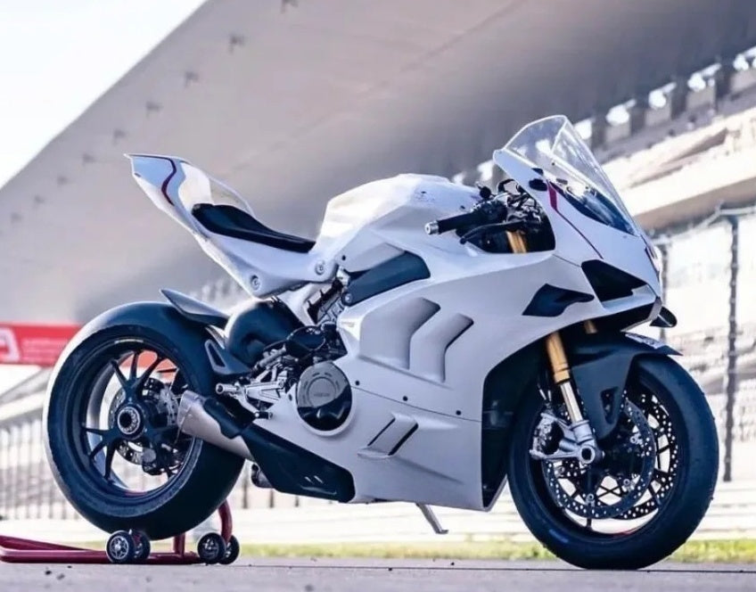 1/64 Ducati Panigale V4S カスタム完成品 ホワイト Amotopart ドゥカティ 22-24 パニガーレ V4 V4S ブラック ホワイト