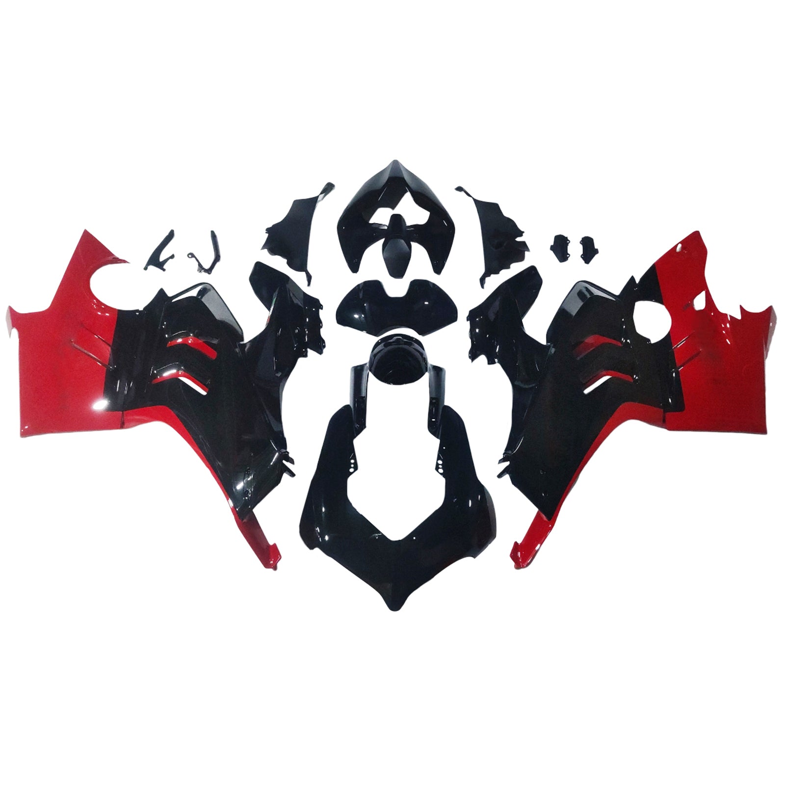 Amotopart Ducati 22-24 Panigale V4 V4S Red Black Fairing Kit