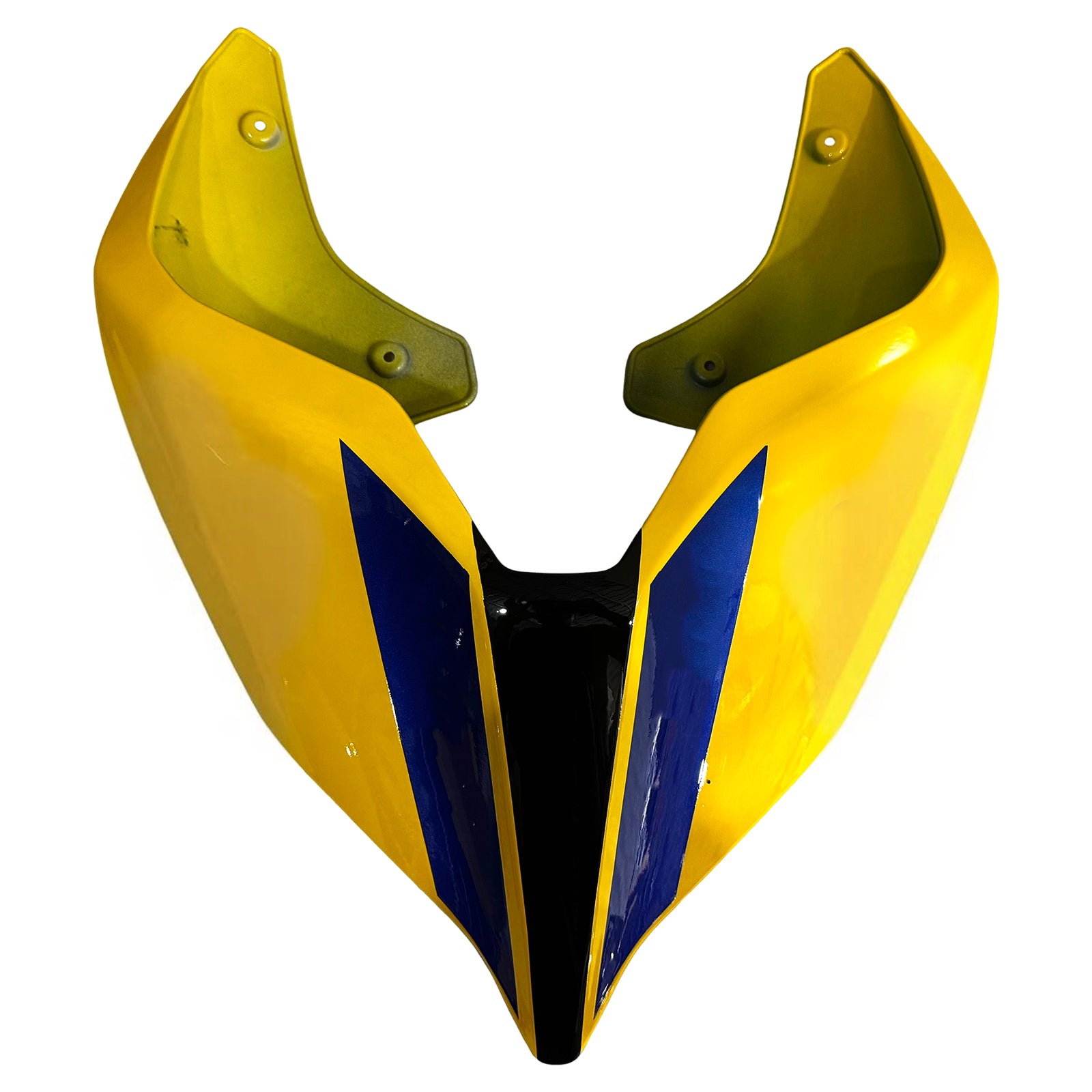 Amotopart Verkleidungsset für Ducati 22–24 V4 V4S, glänzendes Gelb-Schwarz