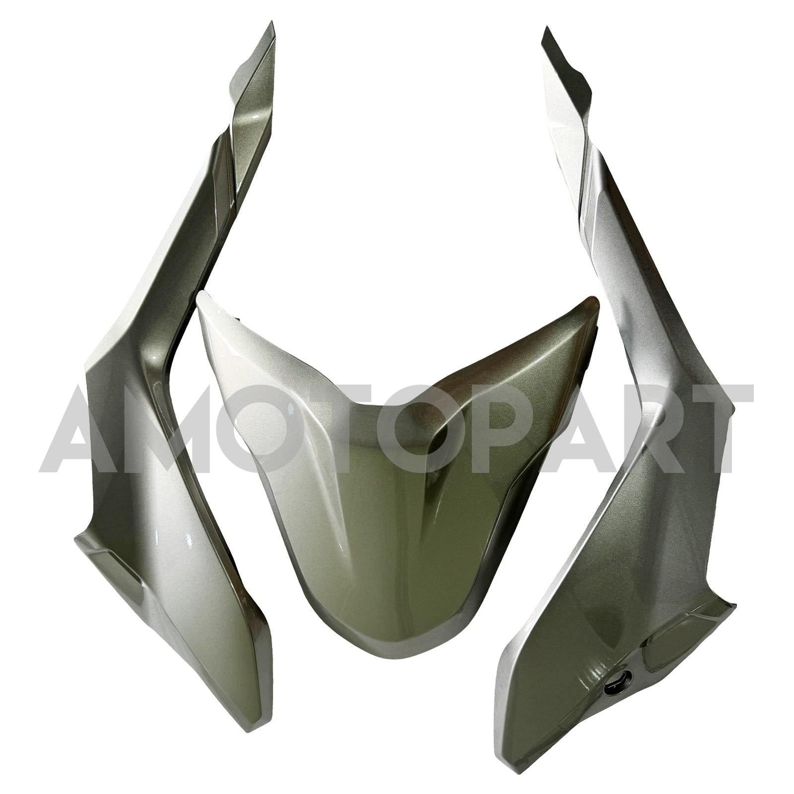 Amotopart 2021-2024 Ducati Supersport 950 / 950S White Silver Titanium Fairing Kit