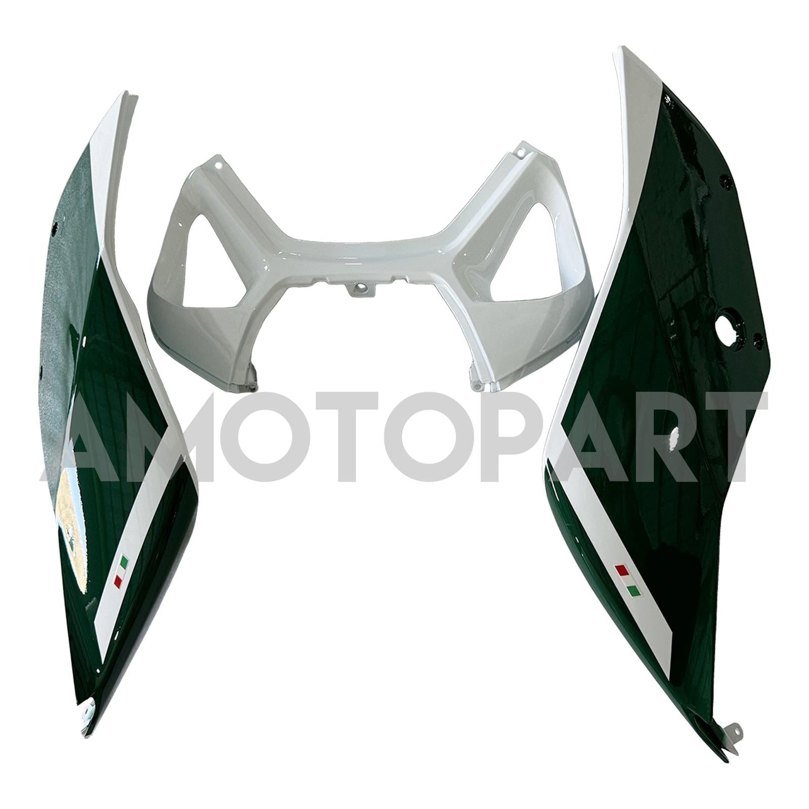 Amotopart 2012-2015 Ducati 899 Green Red White Fairing Kit