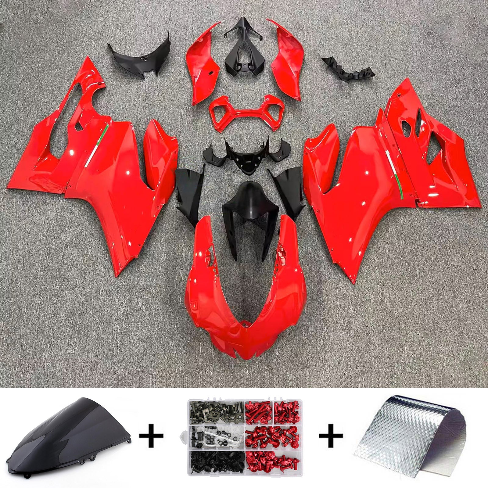 Amotopart 2012–2015 Ducati 899 Rot
mit Logo-Verkleidungsset