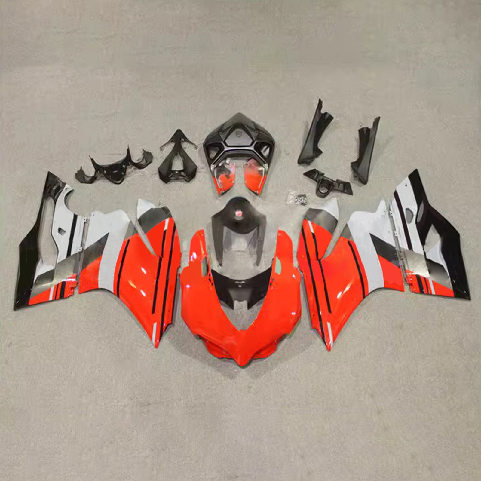 Amotopart 2012-2015 Ducati 899 Red Gray Black Fairing Kit