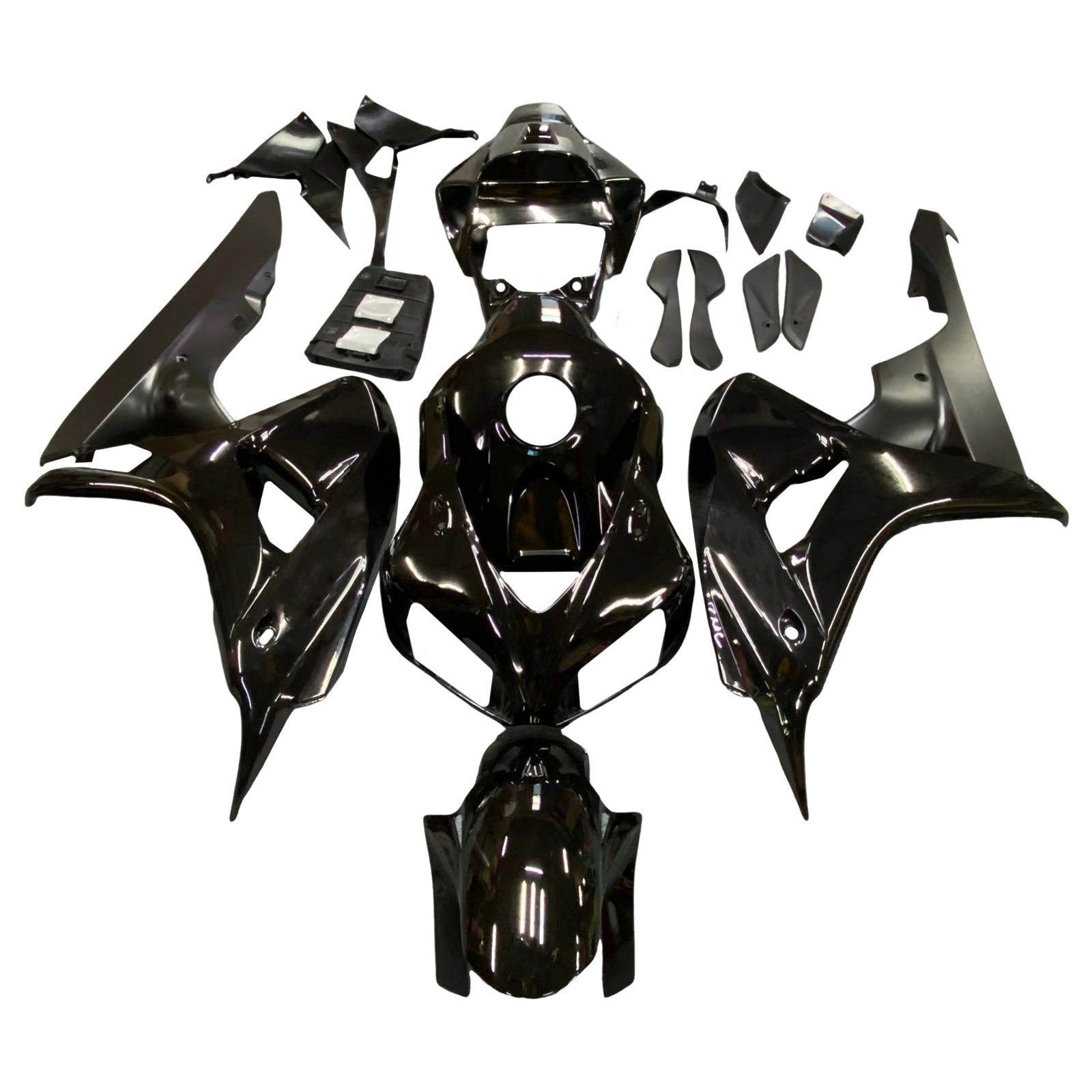Amotopart Fairings Honda CBR1000RR 2006-2007 Fairing Gloss Black Fairing Kit