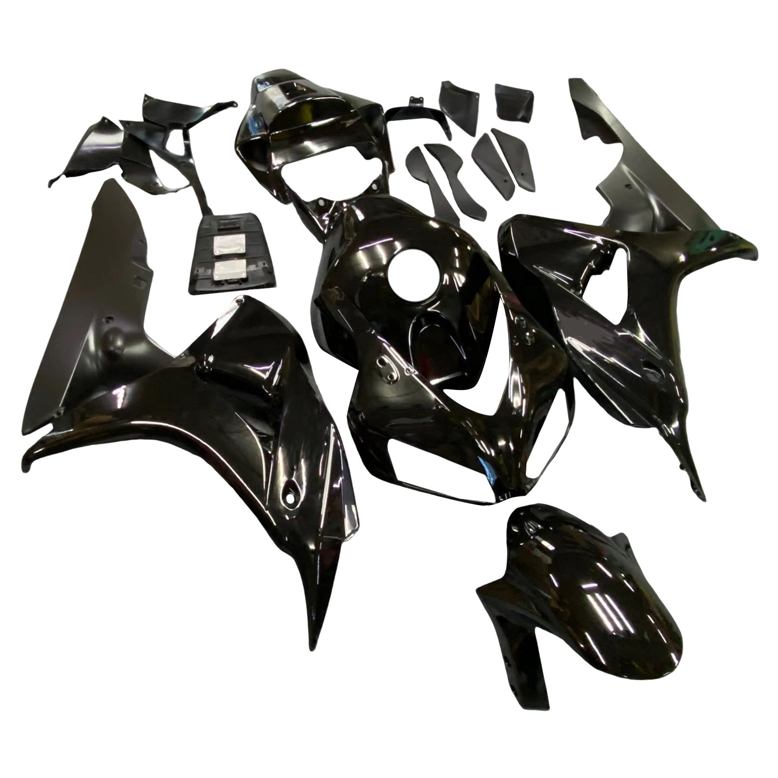 Amotopart Fairings Honda CBR1000RR 2006-2007 Fairing Gloss Black Fairing Kit