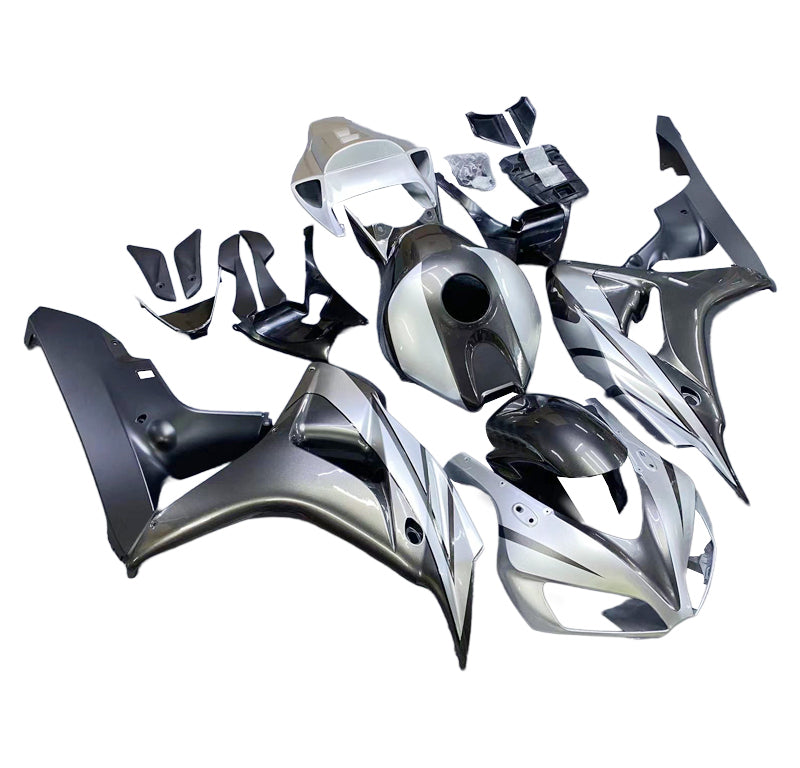 Amotopart 2006-2007 CBR1000RR Honda Fairing Black & Grey Kit