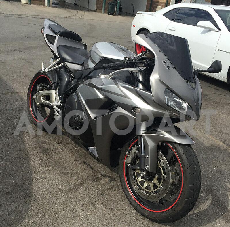 Amotopart 2006-2007 CBR1000RR Honda Fairing Black&Gray Kit