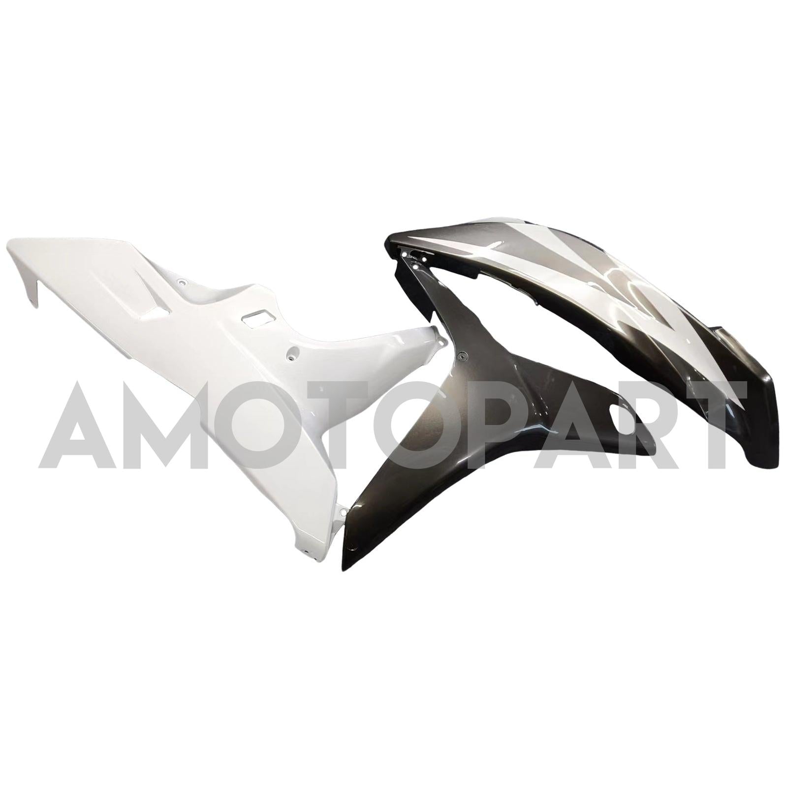 Amotopart 2007 2008 CBR600RR Honda Fairing White Black Kit